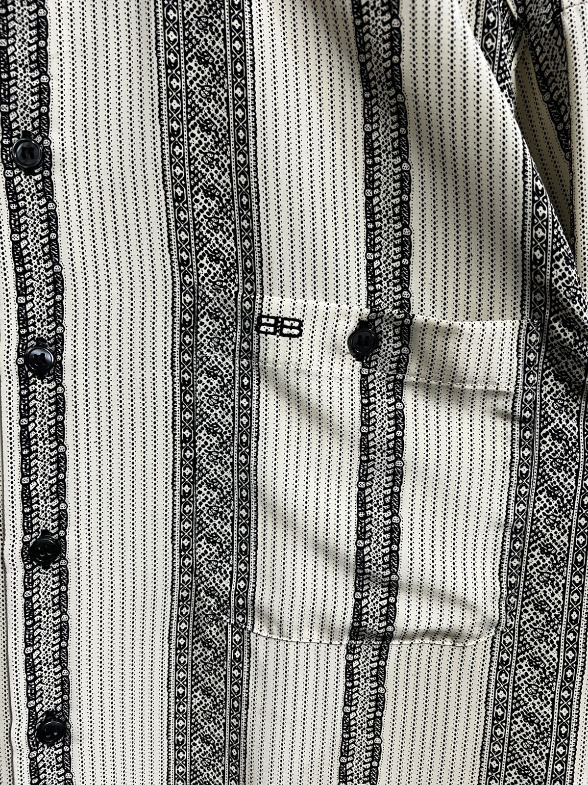 Balenciaga Balenciaga Poly Silk Button Down Casual Shirt Size US L / EU 52-54 / 3 - 5 Thumbnail