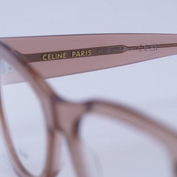 Celine 🕶️ New Celine CL50111I 072 Eyeglasses - Shiny Milky Pink Size ONE SIZE - 7 Thumbnail