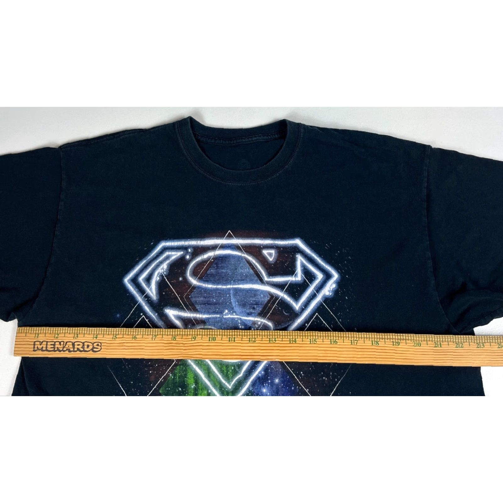 DC Comics DC Comics Superman T-Shirt Mens XL Black Short Sleeve Crew Neck Shirt Size US XL / EU 56 / 4 - 7 Thumbnail