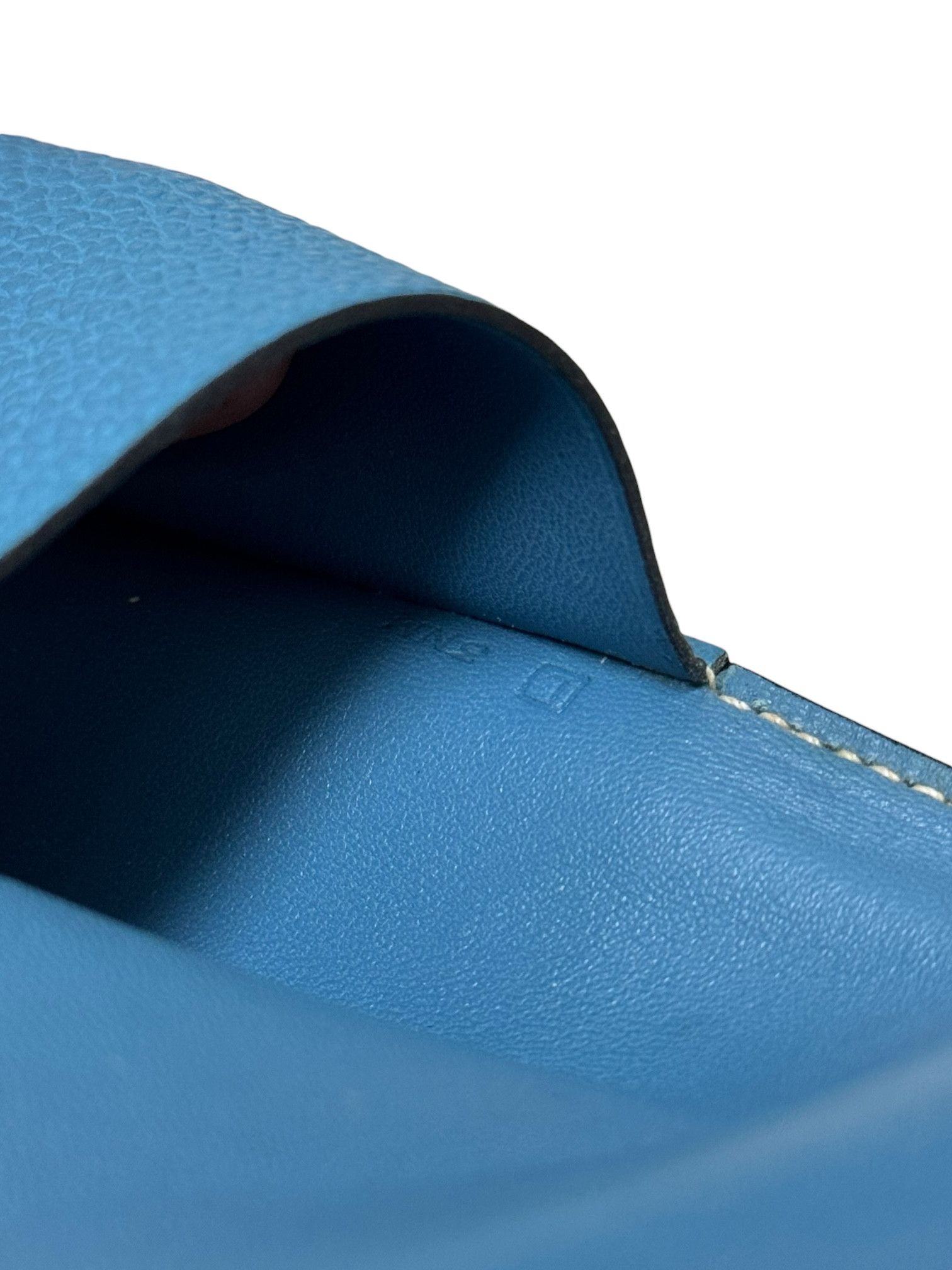 Hermes Hermes Blue Togo Leather Notepad Cardholder Wallet Size ONE SIZE - 7 Thumbnail