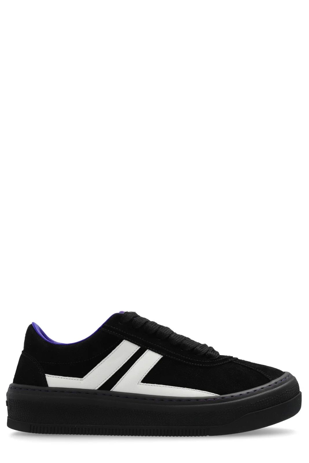 Lanvin o1mle0825 Leather Cash Sneakers in Black Size US 10 / EU 43 - 1 Thumbnail