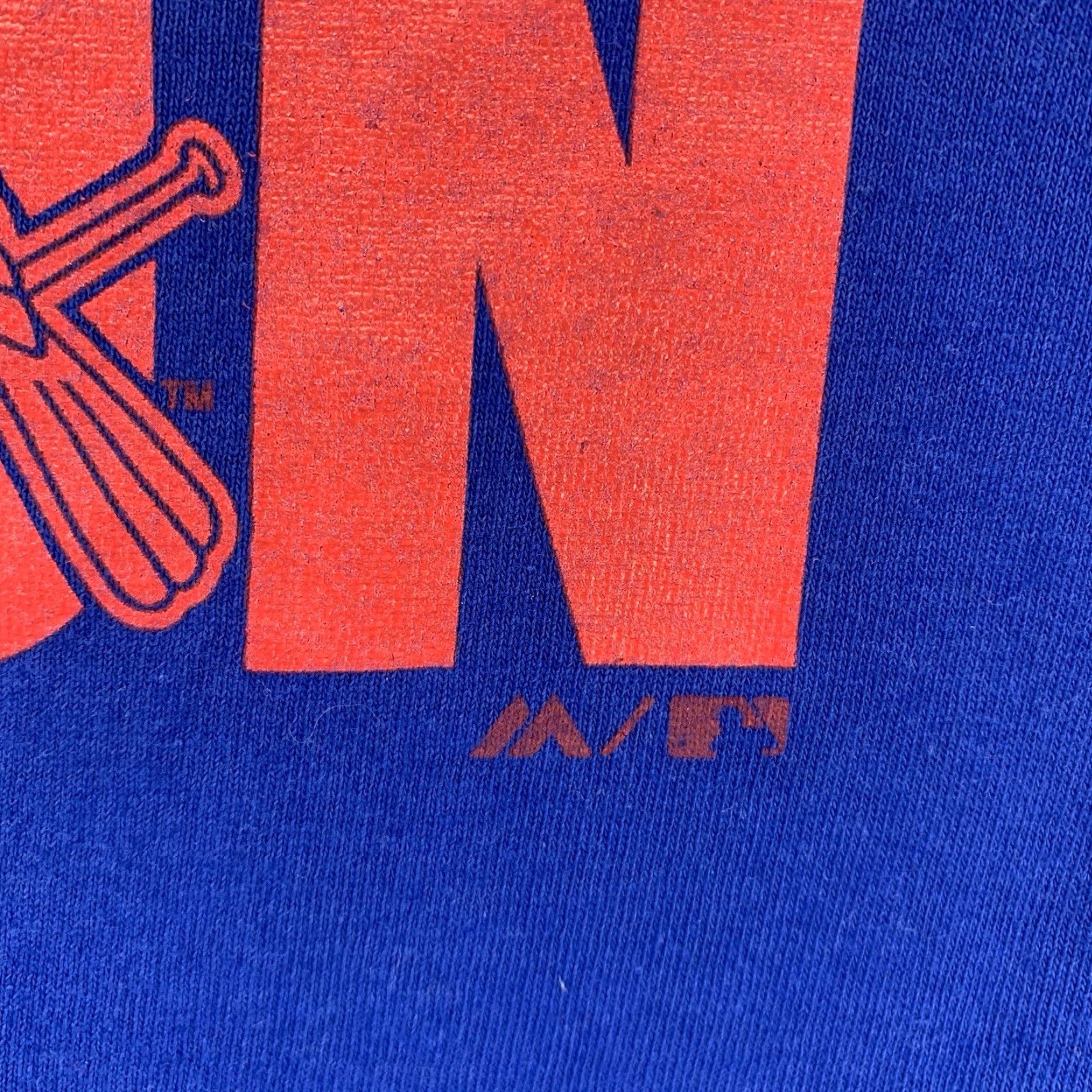 Vintage VINTAGE St Louis Cardinals Blues Hockey T-Shirt Men Medium Blue MLB Logo Crew Neck Graphic Print Sports Size US M / EU 48-50 / 2 - 6 Thumbnail