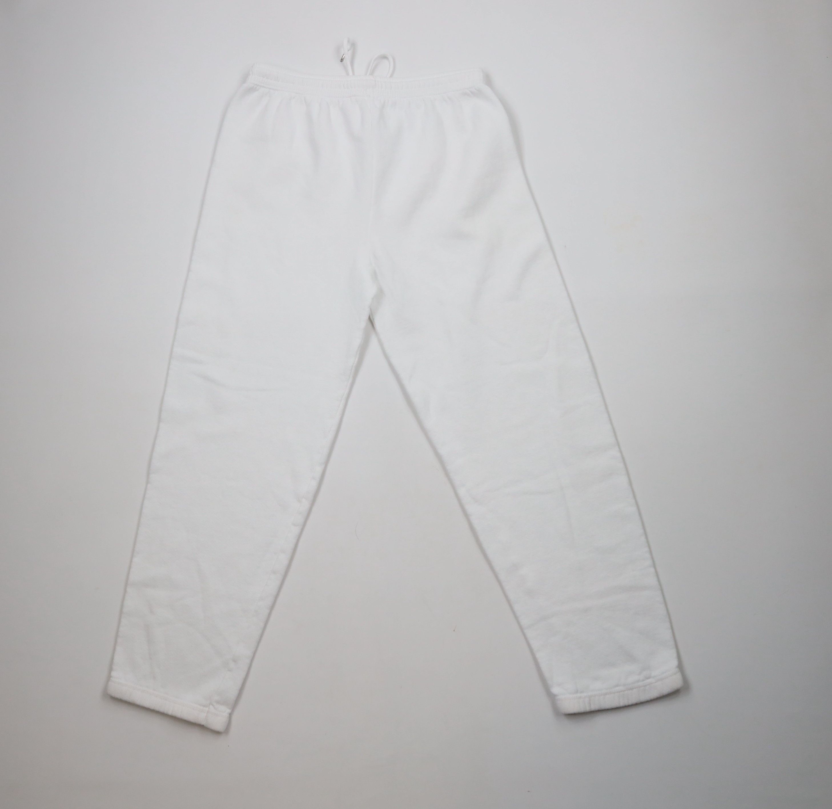Vintage Vintage 90s Streetwear Blank Sweatpants Pants White USA Size 29" - 6 Thumbnail