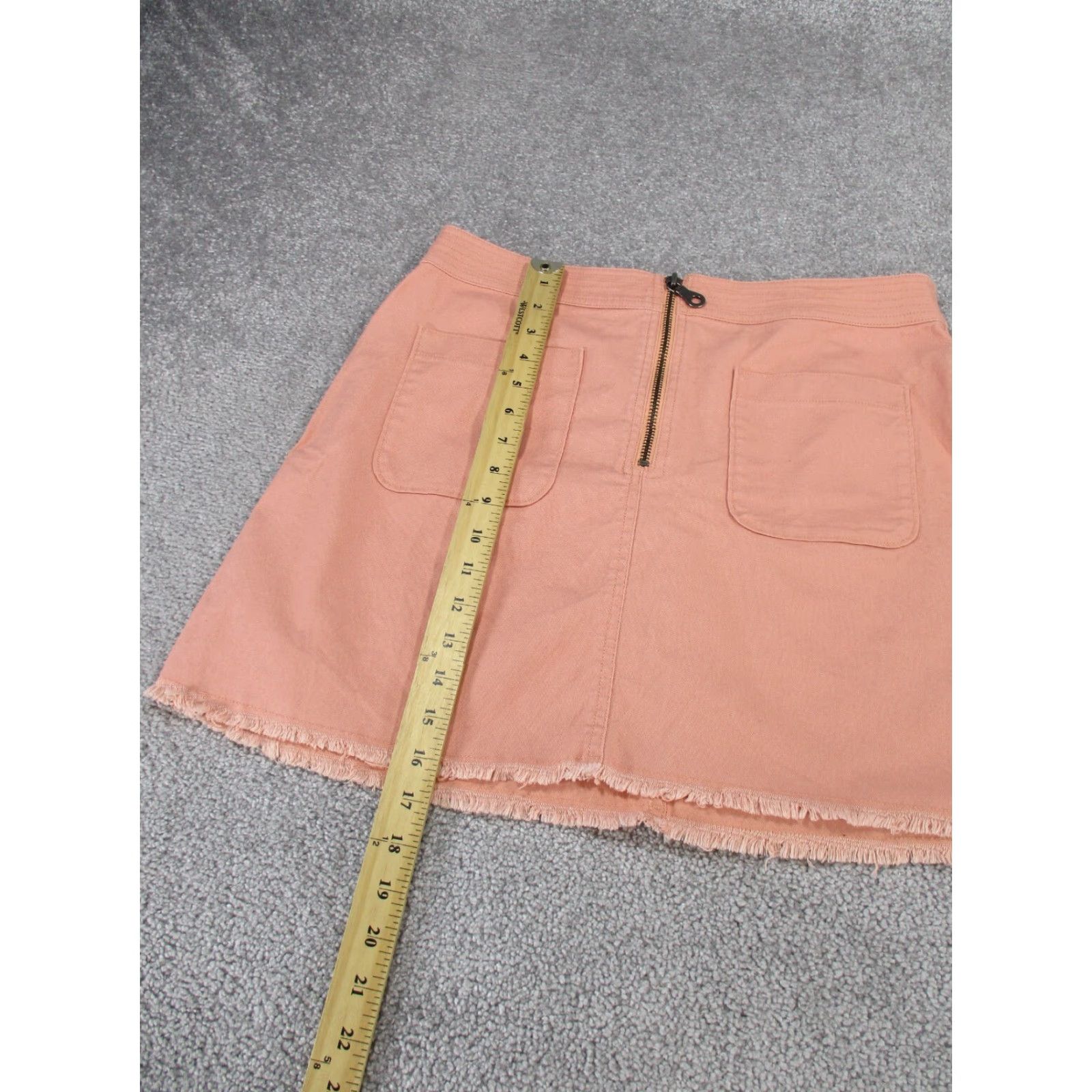 Madewell VINTAGE Madewell Skirt Womens Small Pink Cotton Spandex A-Line Short 90s Womens Size 32" / US 10 / IT 46 - 2 Thumbnail