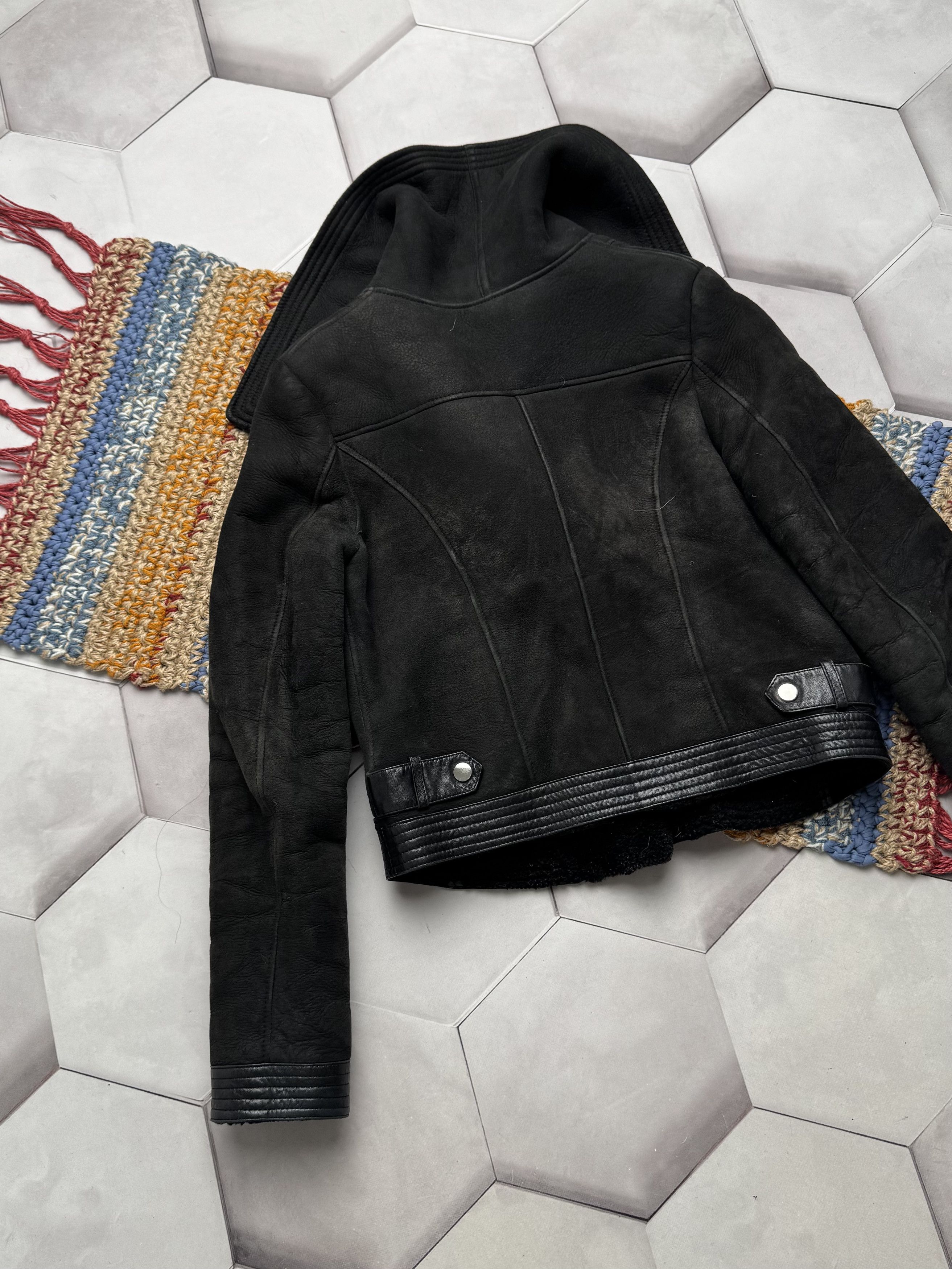 Japanese Brand Vintage Real Sheepskin Cropped Jacket (E4) Size S / US 4 / IT 40 - 12 Thumbnail