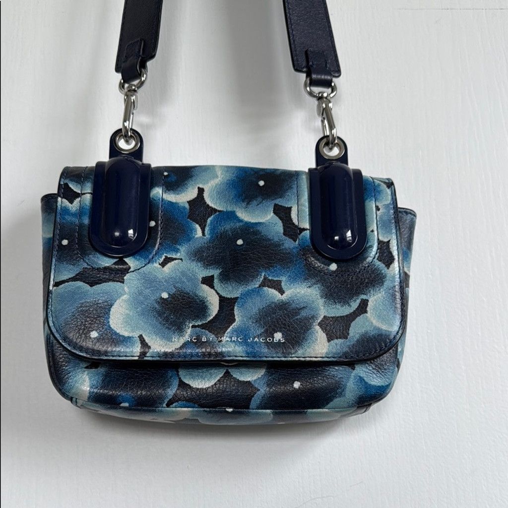 Marc by Marc Jacobs Marc Jacobs Blue Floral Crossbody Bag Size ONE SIZE - 1 Thumbnail