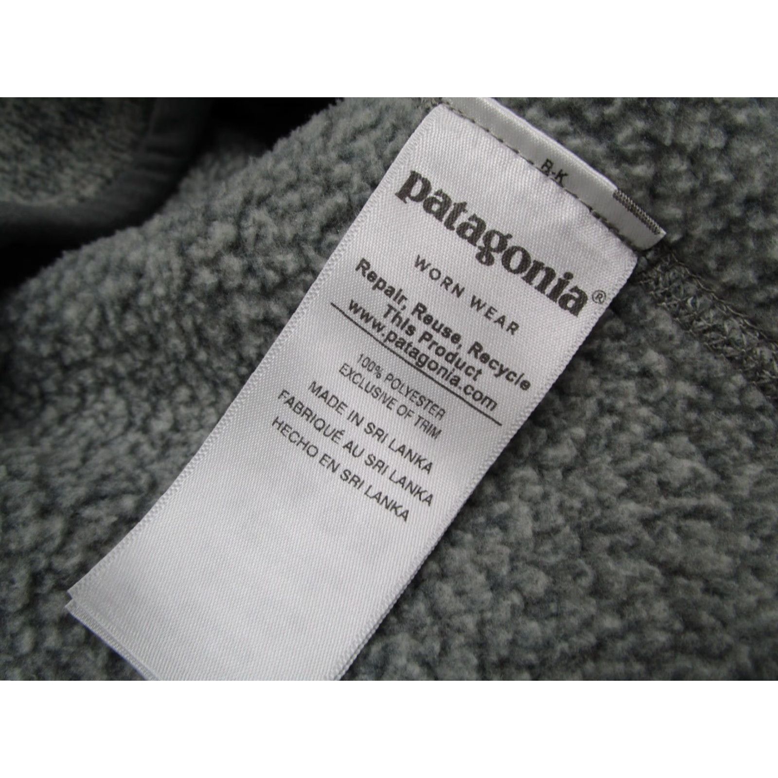Patagonia Patagonia Vest Mens Large Gray Full Zip Better Sweater Logo Pockets Zipped Pockets Vintage No Size US L / EU 52-54 / 3 - 3 Thumbnail