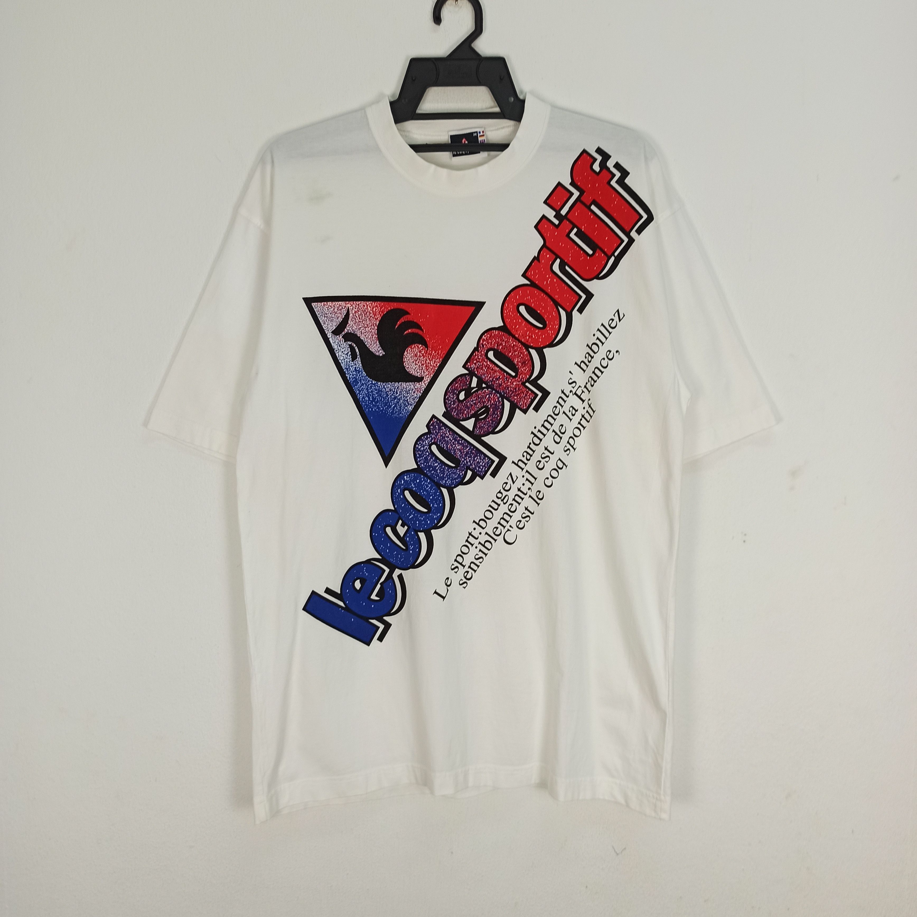 Le Coq Sportif 🔥STEALS🔥 Vintage Le Coq Sportif Tshirt Size US M / EU 48-50 / 2 - 1 Thumbnail