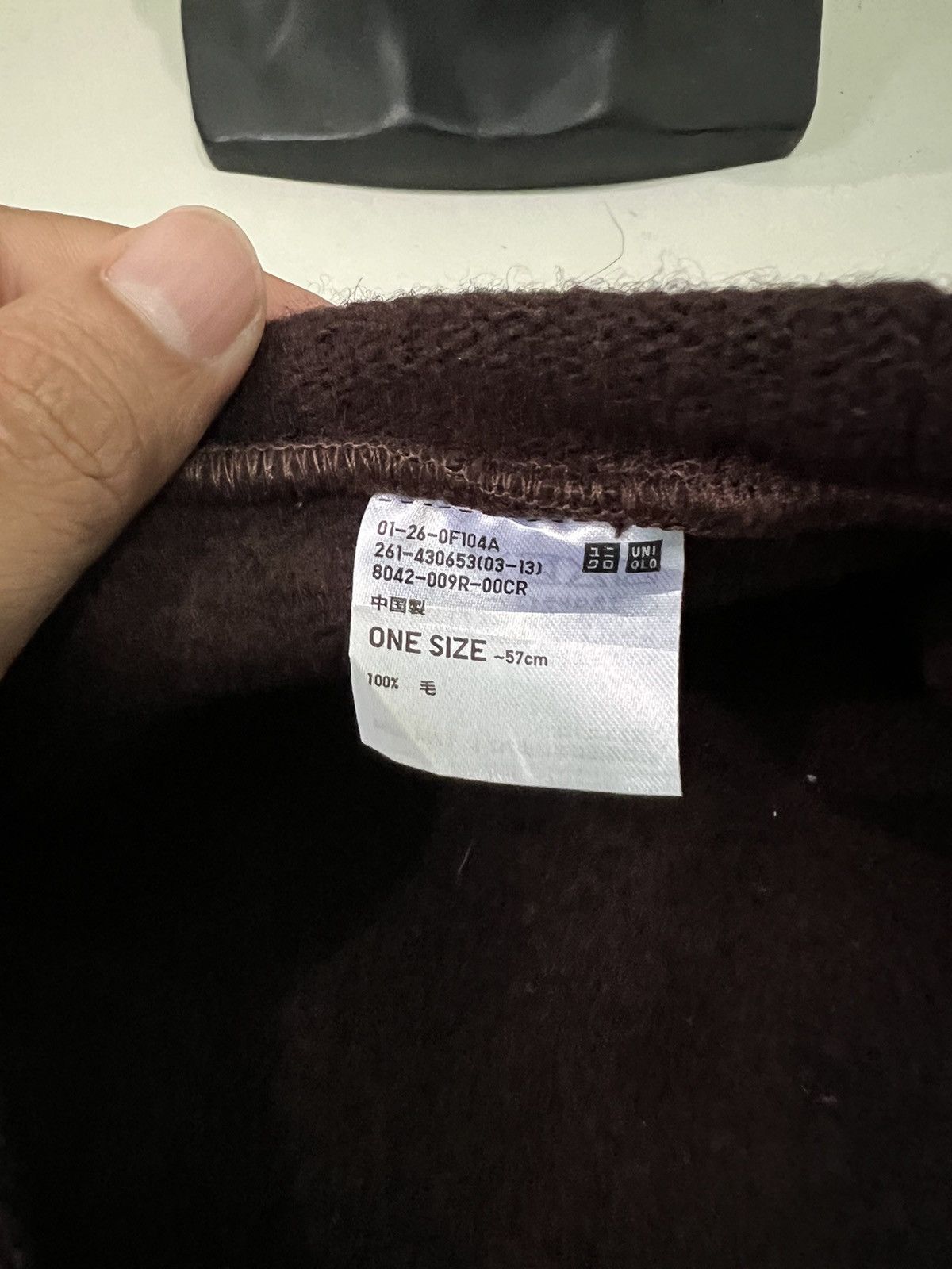 Japanese Brand × Uniqlo Japanese Brand Uniqlo Fur Beret Hat Size ONE SIZE - 6 Thumbnail