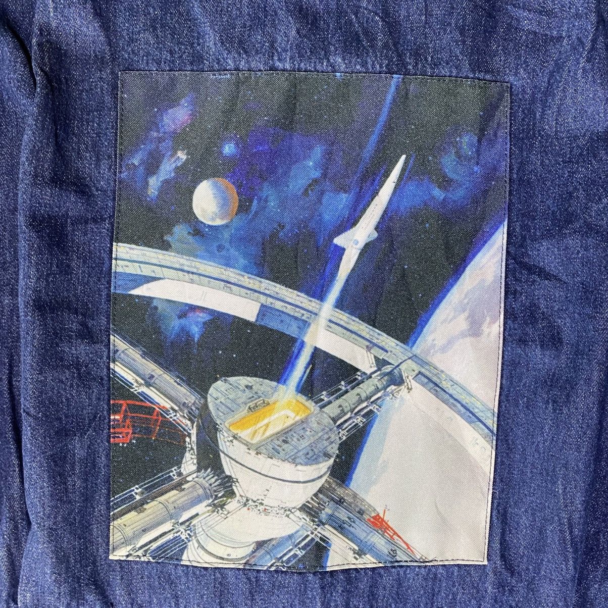 GU × Japanese Brand GU x A Space Odyssey 2001: Type I Denim Jacket Size US L / EU 52-54 / 3 - 4 Thumbnail