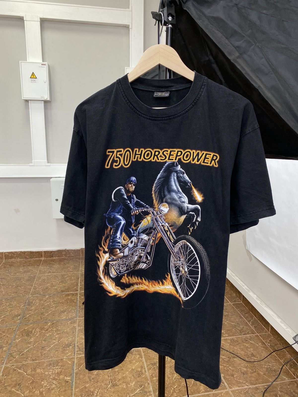 🇺🇸 Vintage 90s Harley Davidson 750 Horsepower Choppers tee