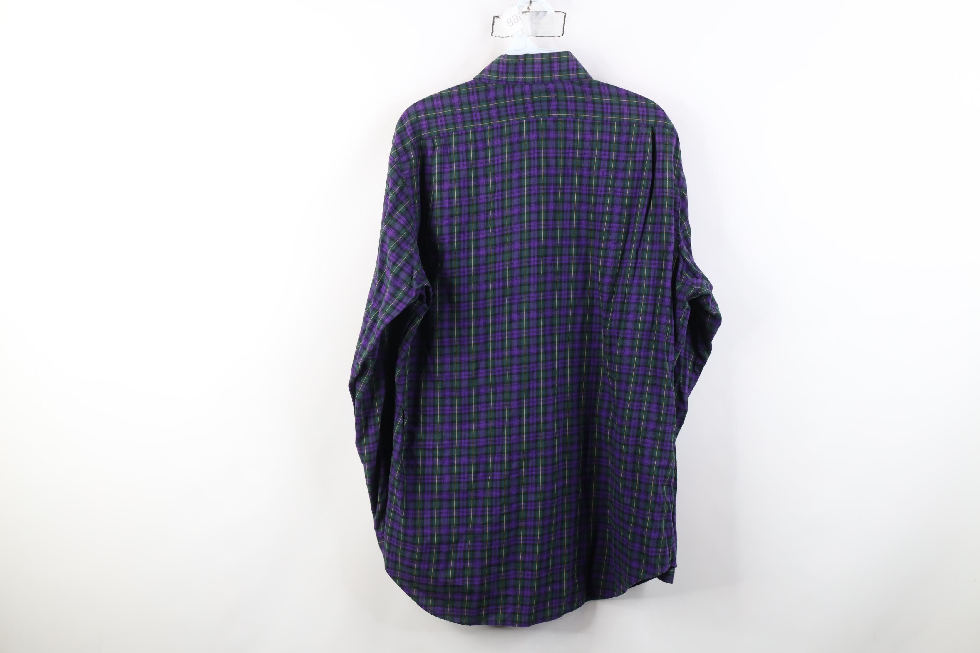 Polo Ralph Lauren Vintage 90s Ralph Lauren Fit Flannel Button Shirt Plaid Size US M / EU 48-50 / 2 - 8 Thumbnail
