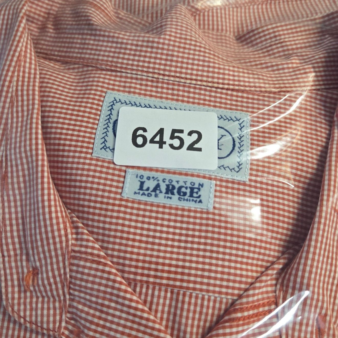 Lucky Brand Lucky Brand Large Gingham Print Long Sleeve Button Up Shirt Size US L / EU 52-54 / 3 - 11 Thumbnail