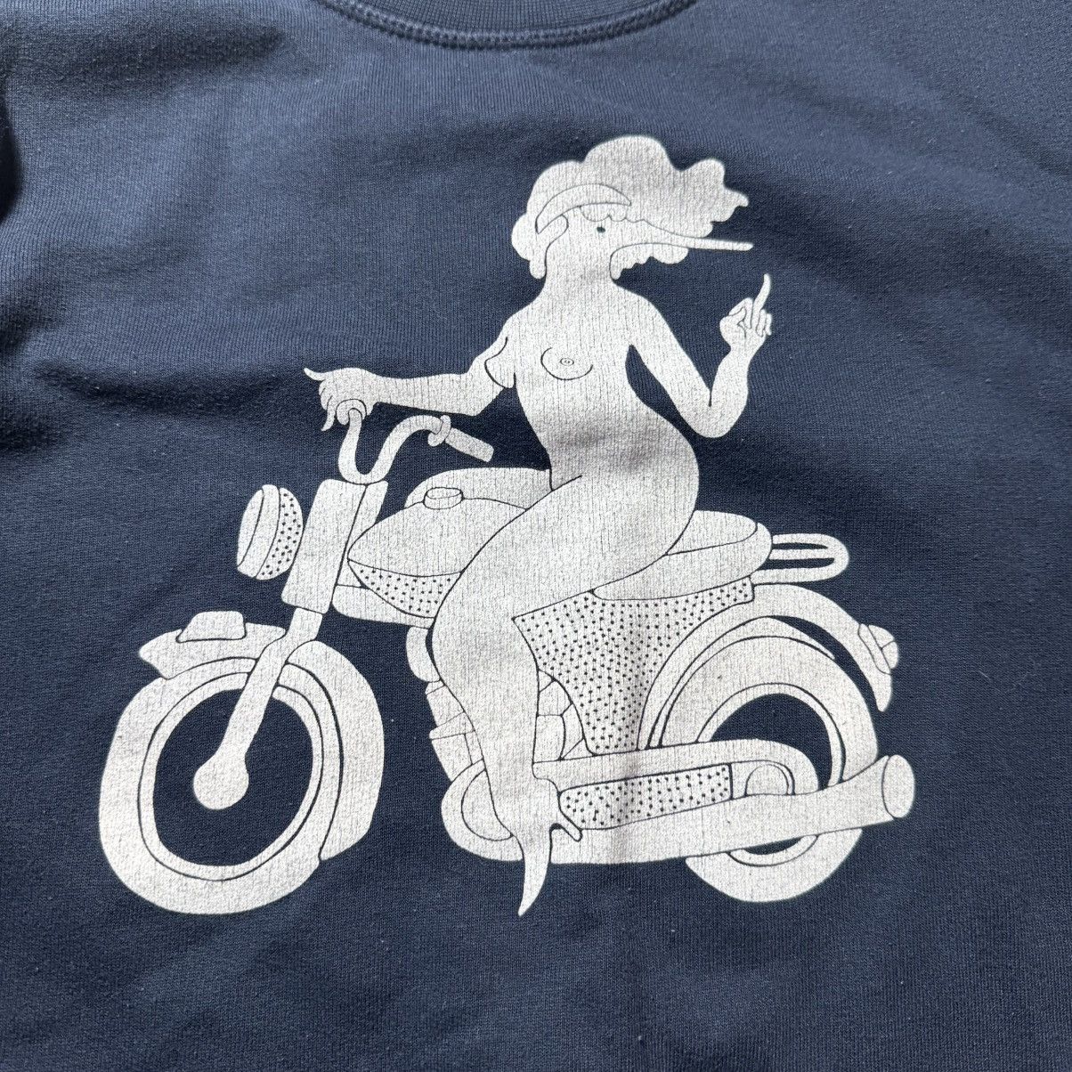 By Parra × Parra vintage y2k sexy sweatshirt parra naked girl on a motorcycle Size US S / EU 44-46 / 1 - 4 Thumbnail