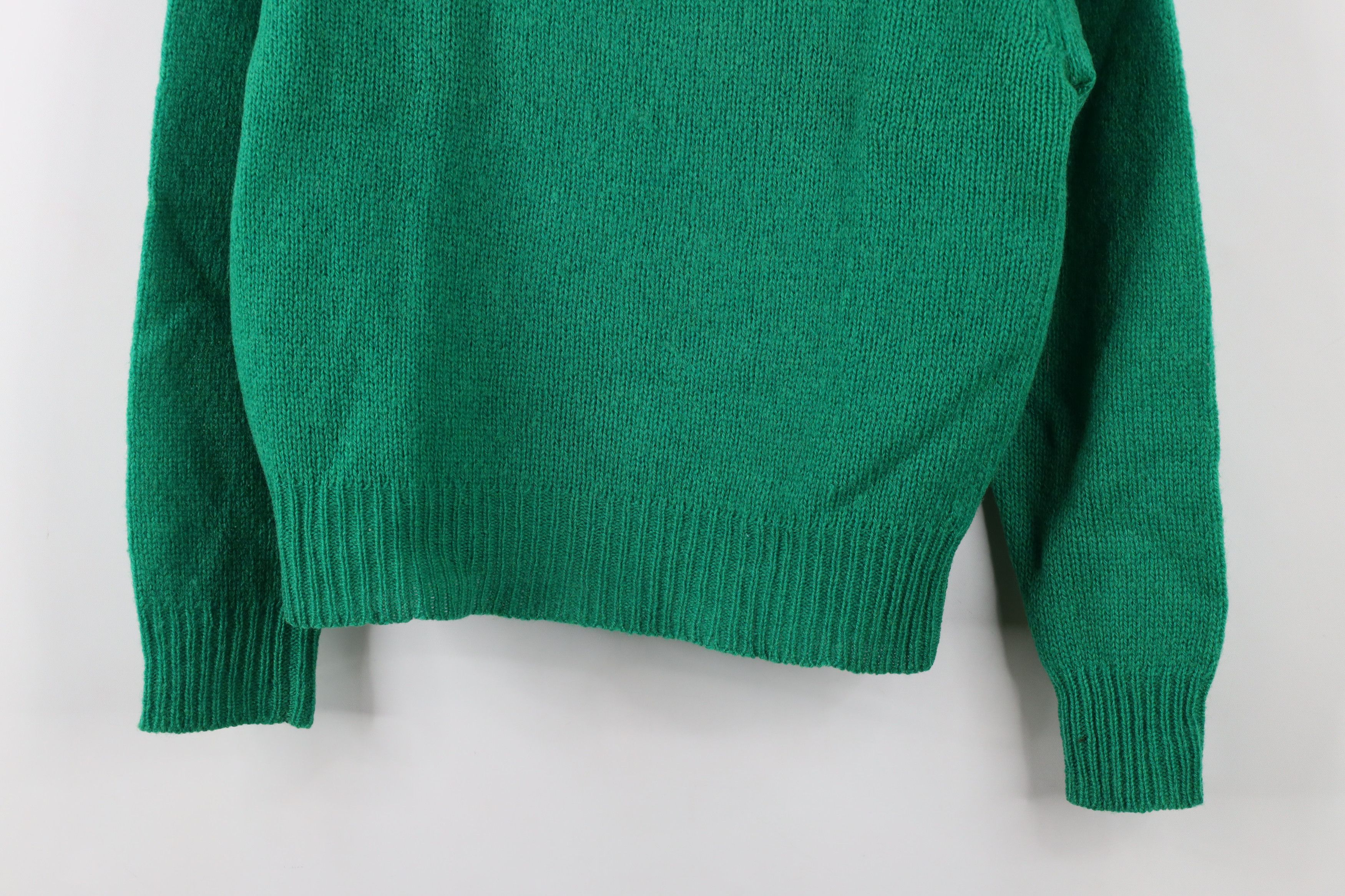 Vintage Vintage 70s Streetwear Sailboat Sailing Sweater Green Size L / US 10 / IT 46 - 3 Thumbnail