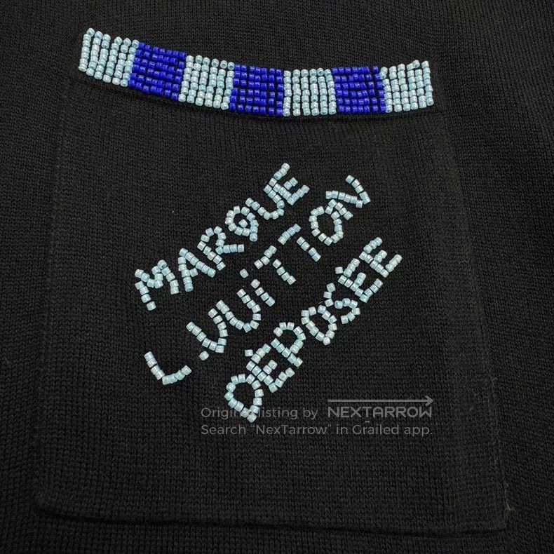 Louis Vuitton Louis Vuitton size 5l Beaded monogrammed knit short sleeves Size US M / EU 48-50 / 2 - 3 Thumbnail