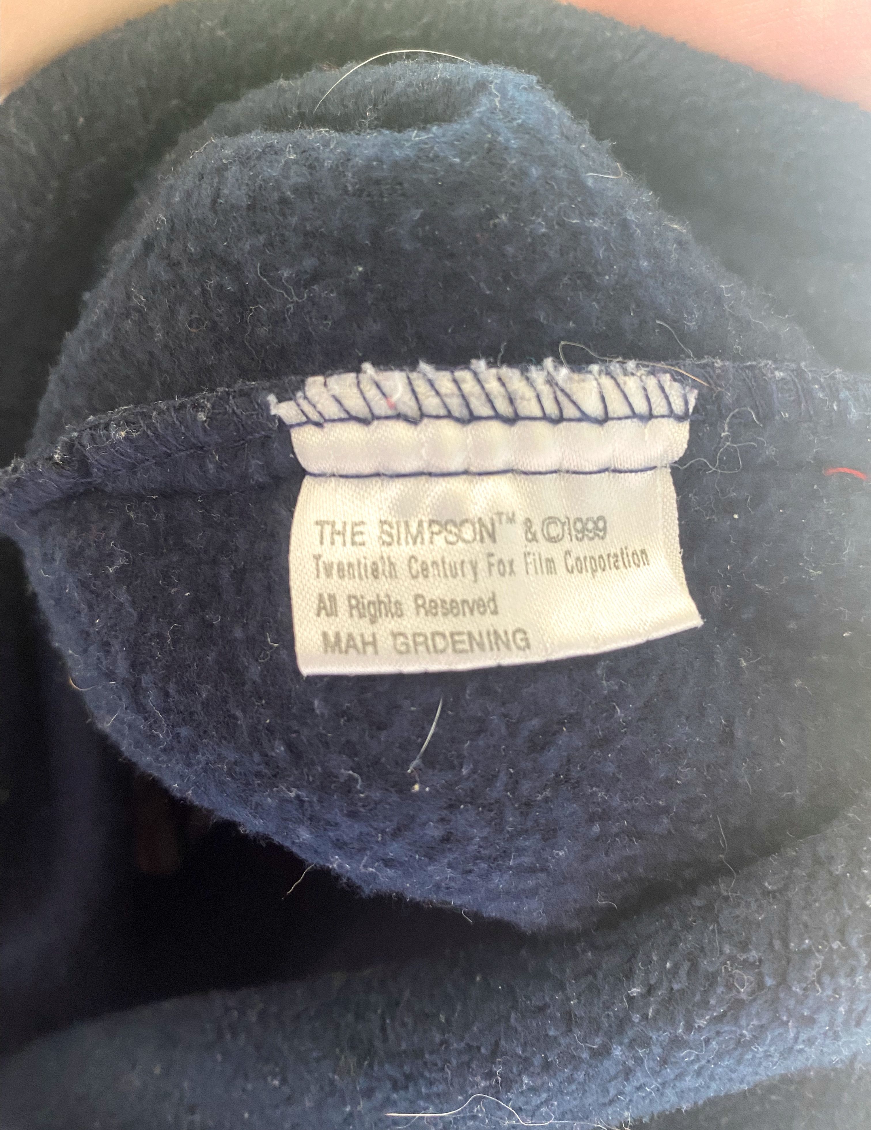 Other Vintage The Simpsons Fleece Hat 1999 Size ONE SIZE - 2 Thumbnail