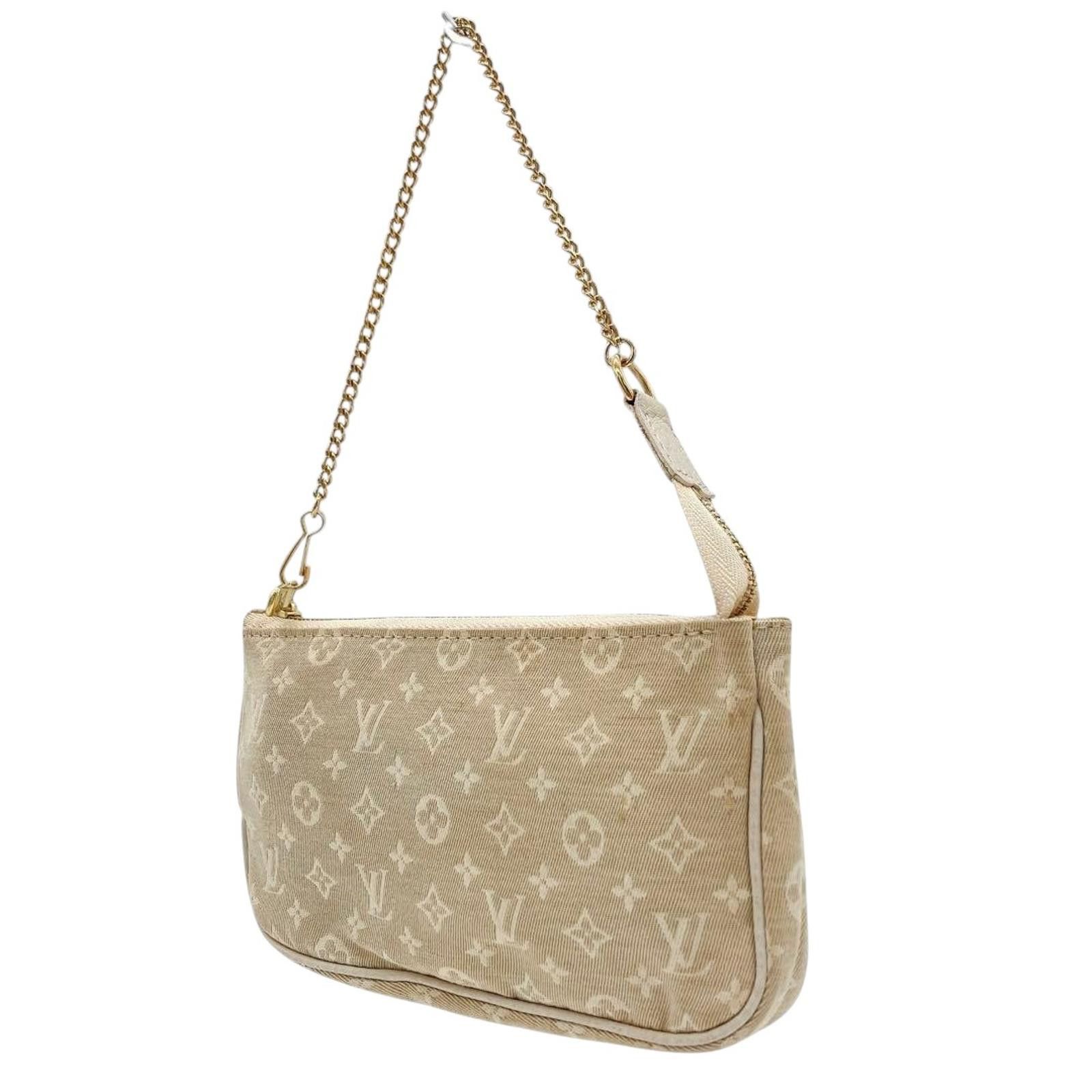 Louis Vuitton Louis Vuitton - Beige Monogram Mini Pochette Accessoires Bag Size ONE SIZE - 1 Thumbnail