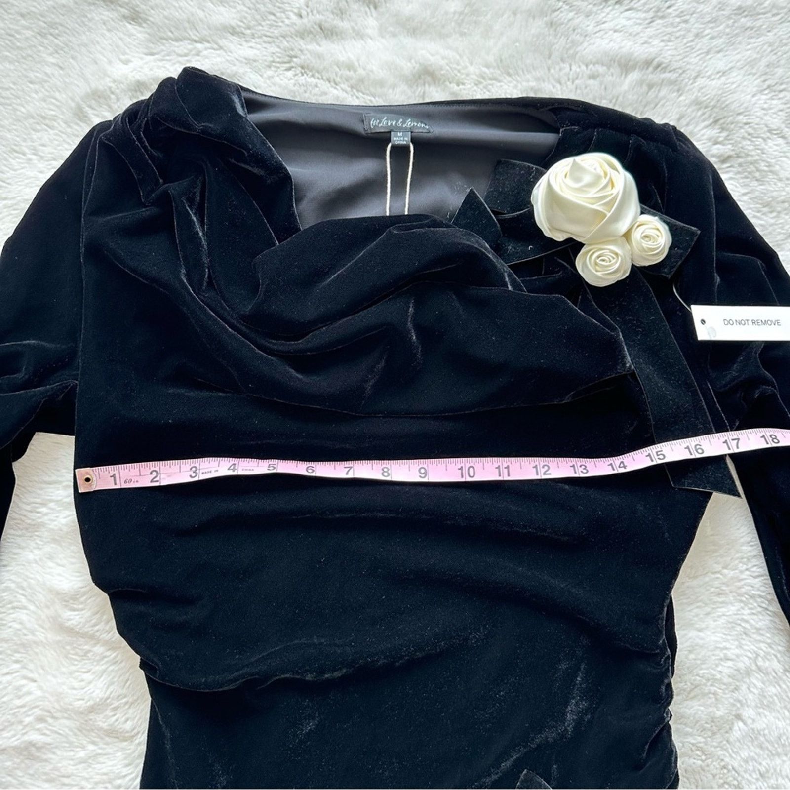 For Love & Lemons NWT!!! For Love and Lemons velvet dress size M Retail 280$ Size M / US 6-8 / IT 42-44 - 10 Thumbnail