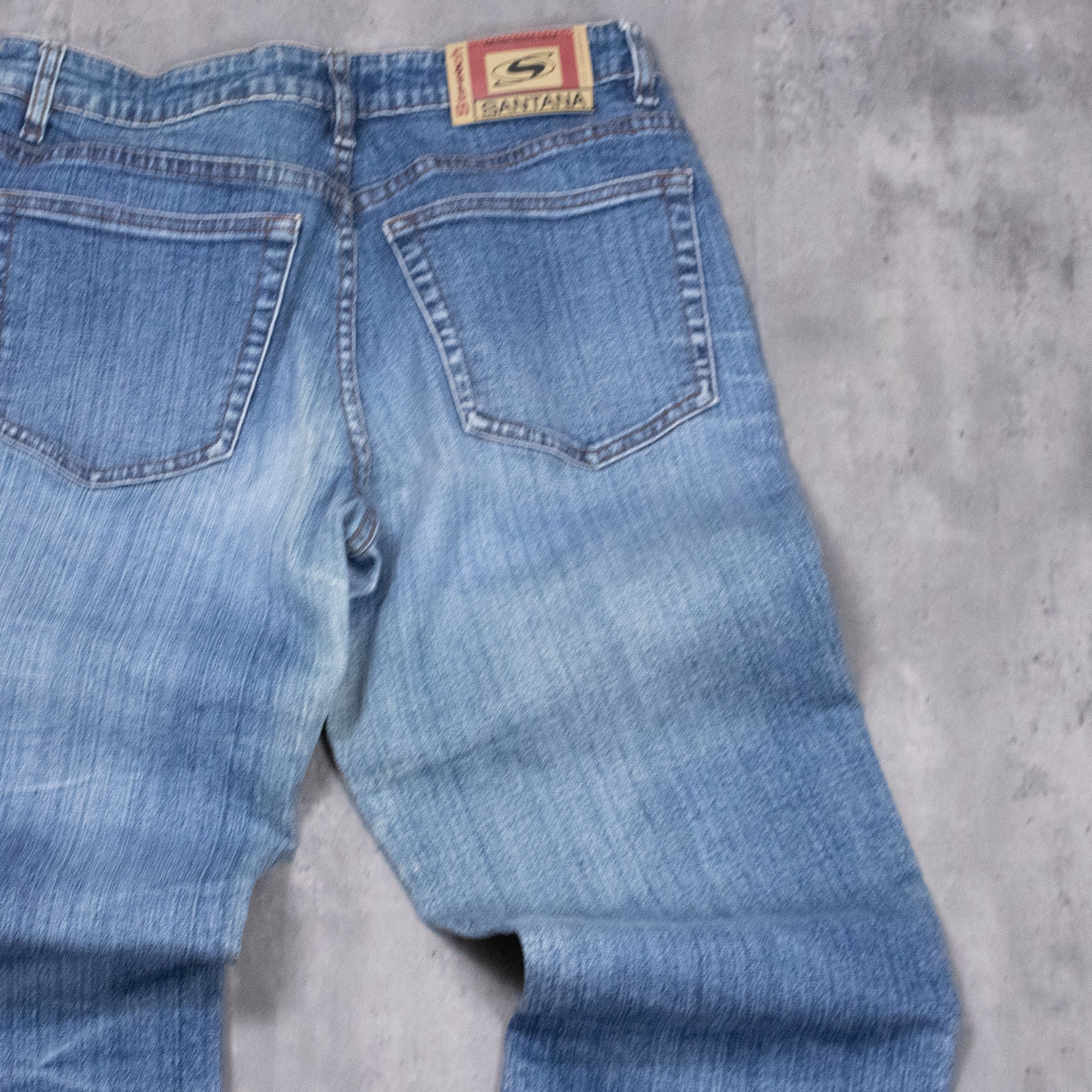 Japanese Brand Y2K's 00's Low Rise Relax Fit Boot Cut Flair Denim Pant's Size US 28 / EU 44 - 11 Thumbnail