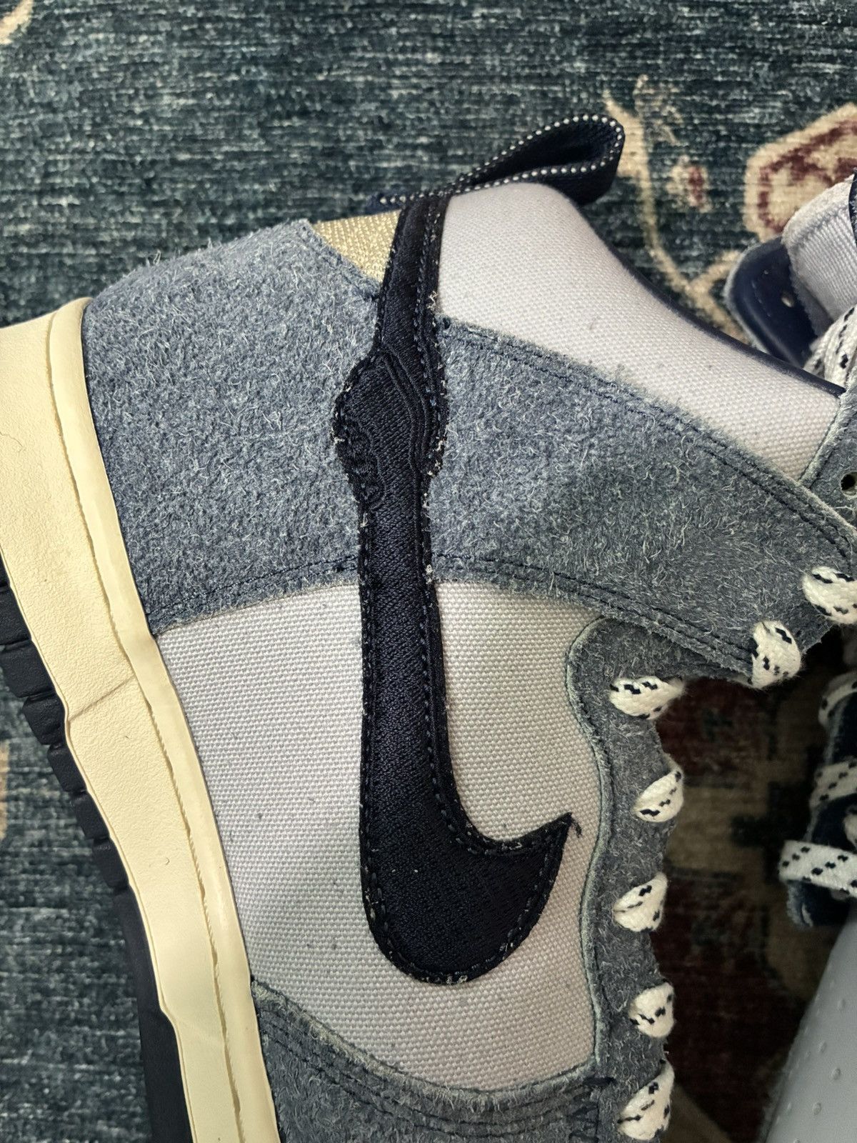 Nike Nike Dunk High Ab Notre Midnight Navy SKU CW3092-400 Size US 9 / EU 42 - 5 Thumbnail