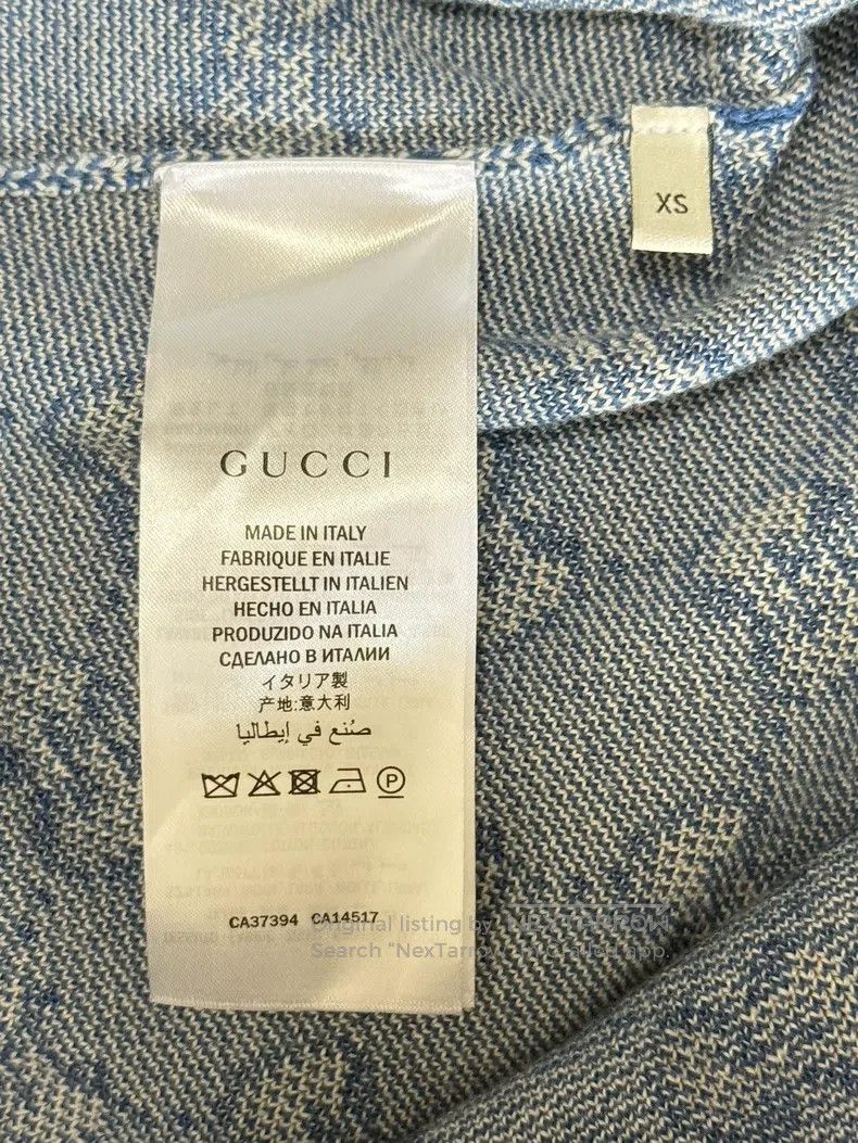 Gucci Gucci Blue full-print bow knitted dress Size XS / US 0-2 / IT 36-38 - 8 Thumbnail