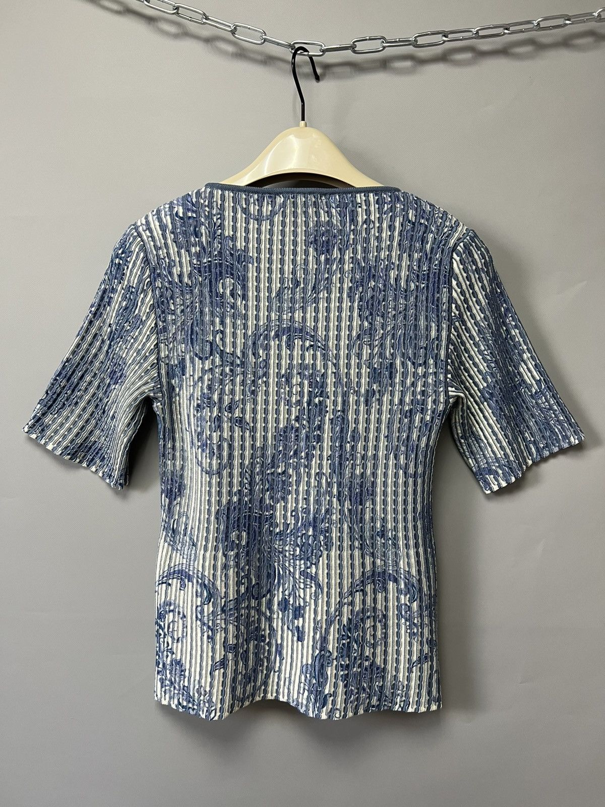 Etro Etro Paisley-Print Knitted Top Maglieria Knitwear Tricots Size M / US 6-8 / IT 42-44 - 2 Thumbnail