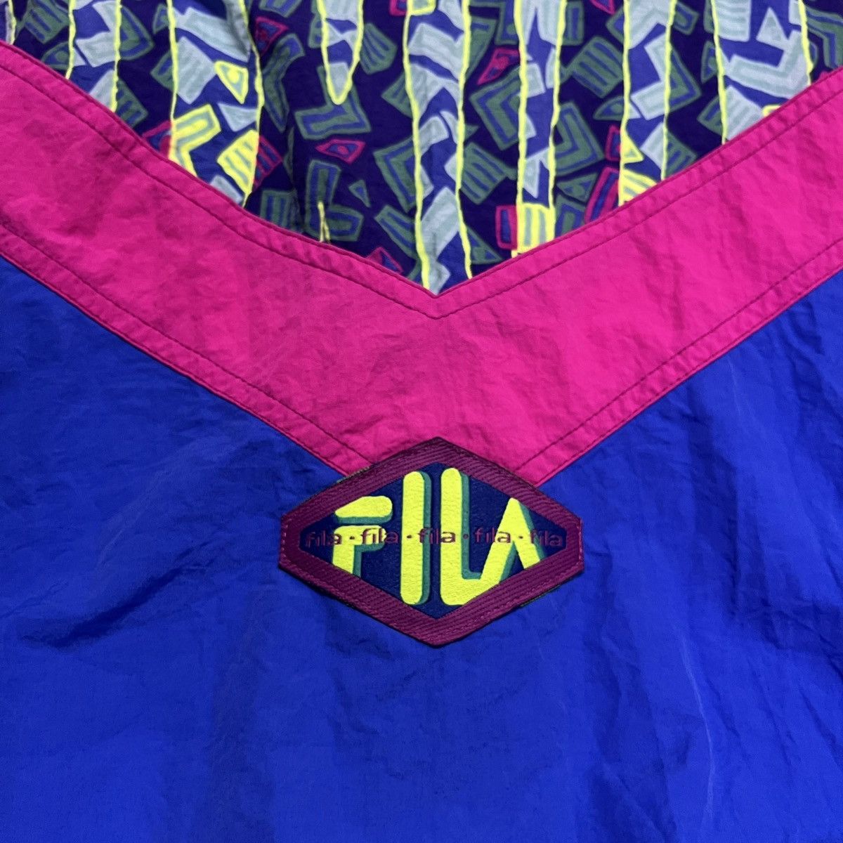 Fila × Vintage Vintage Fila Retro Windbreaker Jacket Size US XL / EU 56 / 4 - 10 Thumbnail
