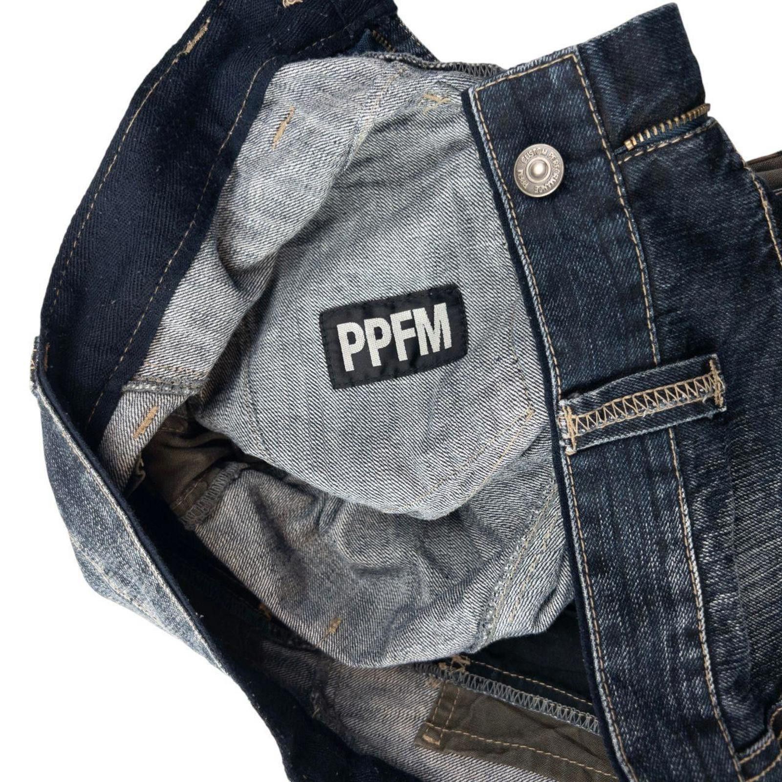 Other Vintage PPFM Multi Zip Denim Jeans Size W31 Size US 31 - 7 Thumbnail