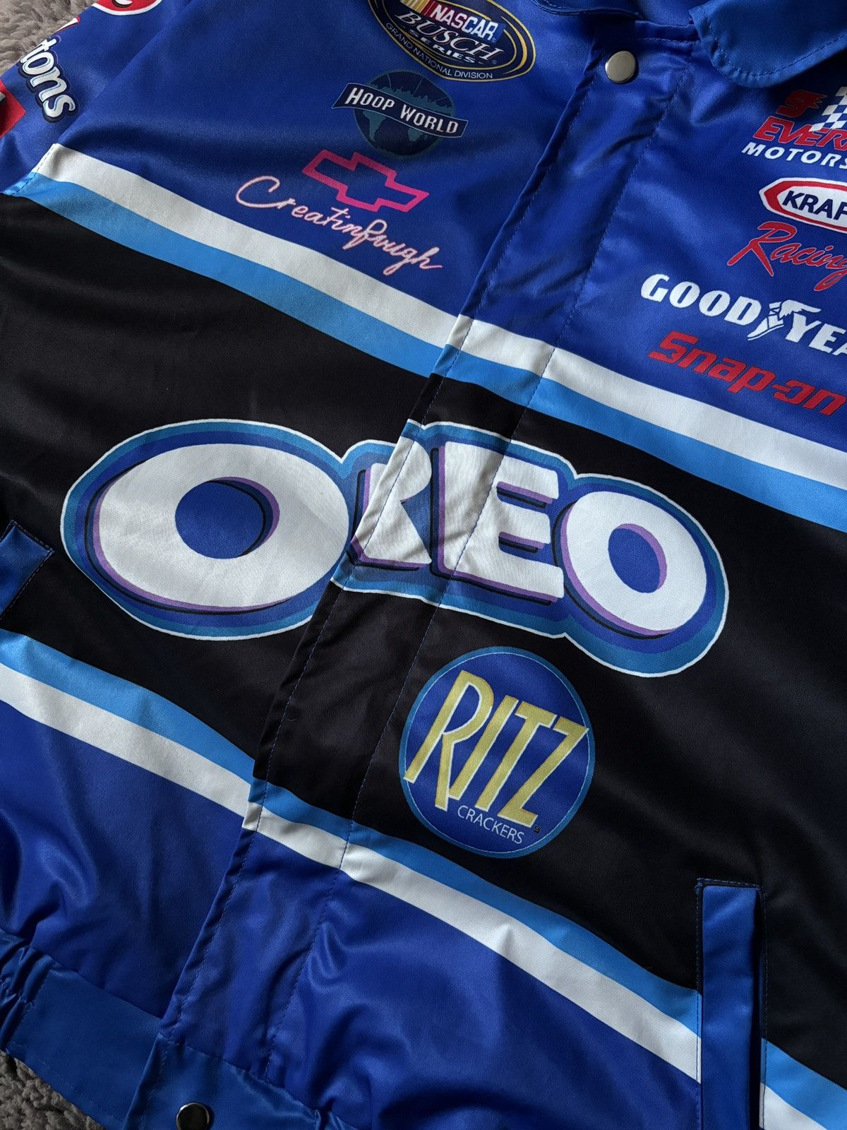 Formula 1 × NASCAR Nascar Oreo Vintage Formula 1 Racing Blue Jacket Size US M / EU 48-50 / 2 - 5 Thumbnail