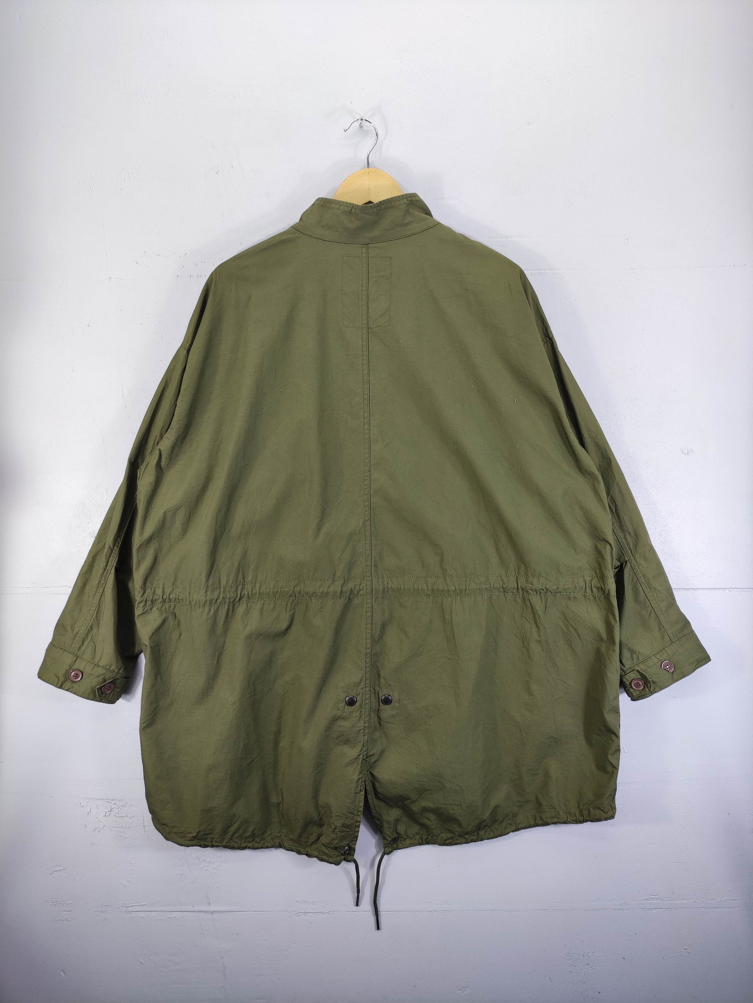 Japanese Brand Vintage Back Number Fishtail Parka Jacket Zipper Size US XL / EU 56 / 4 - 11 Thumbnail