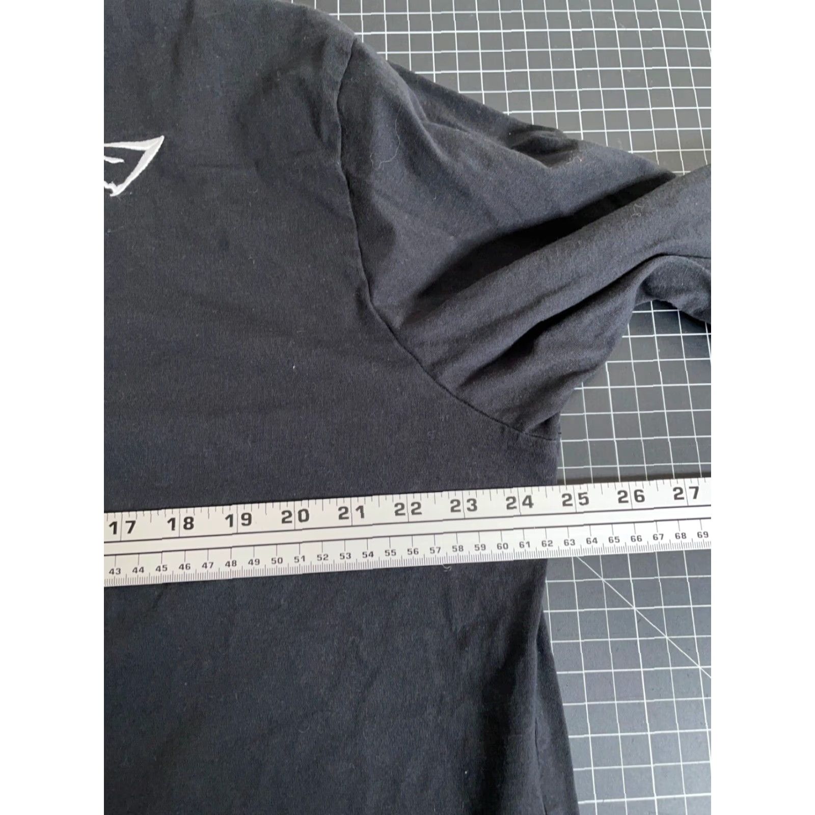 Gymshark VINTAGE Gymshark Men's T-Shirt Long Sleeve Crew Neck Cotton Logo 3XL Black Athleisure Size US XXL / EU 58 / 5 - 5 Thumbnail