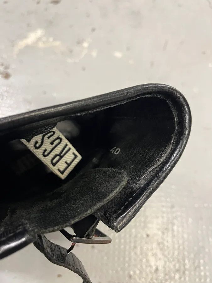 Dirk Bikkembergs Dirk Bikkembergs Double Buckle Black Ankle Boots Size US 7 / EU 40 - 8 Thumbnail