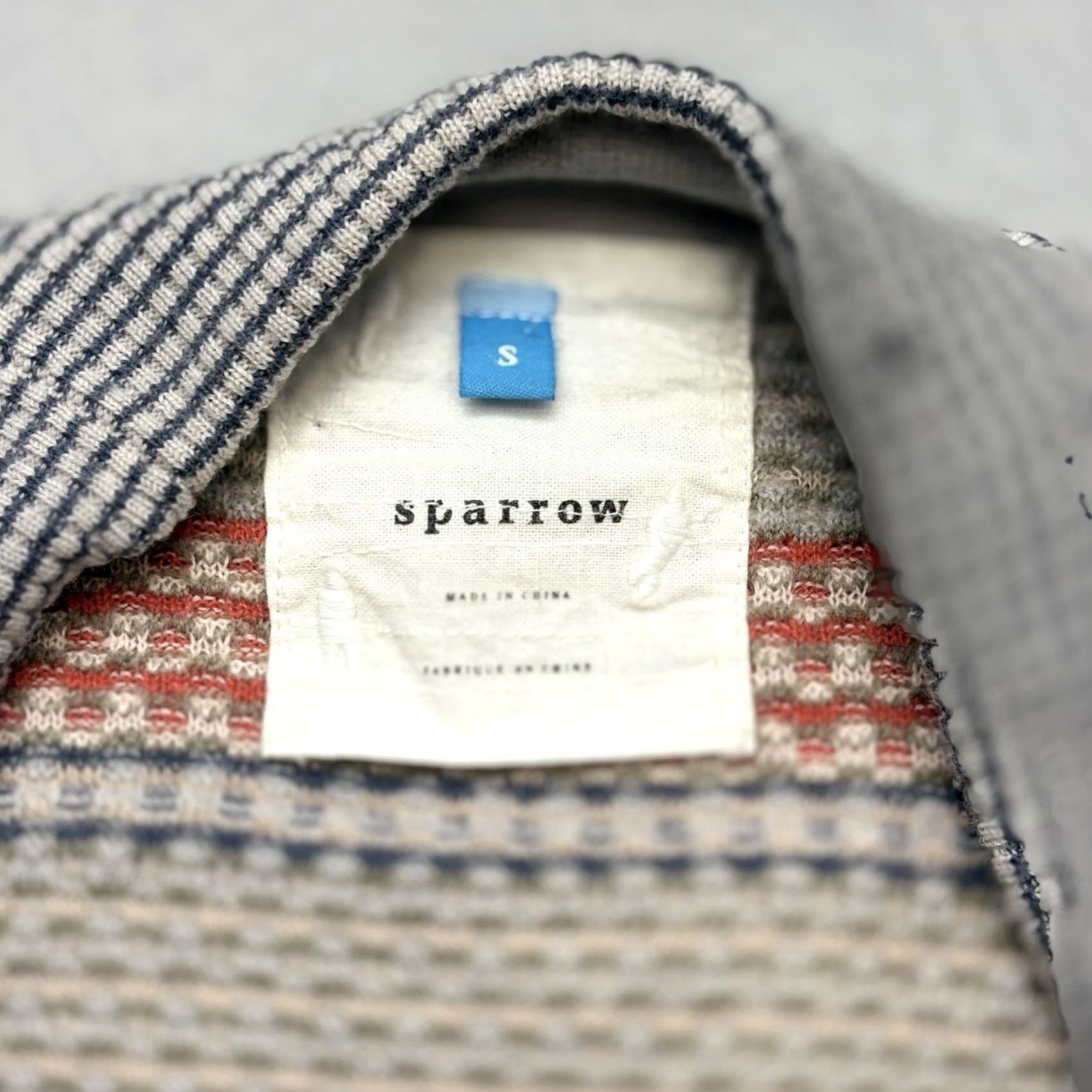 Arrow VINTAGE Anthropologie Sparrow Open Cardigan Sweater Duster Gray Taupe Striped Pockets S Women Booth? Size S / US 4 / IT 40 - 4 Thumbnail