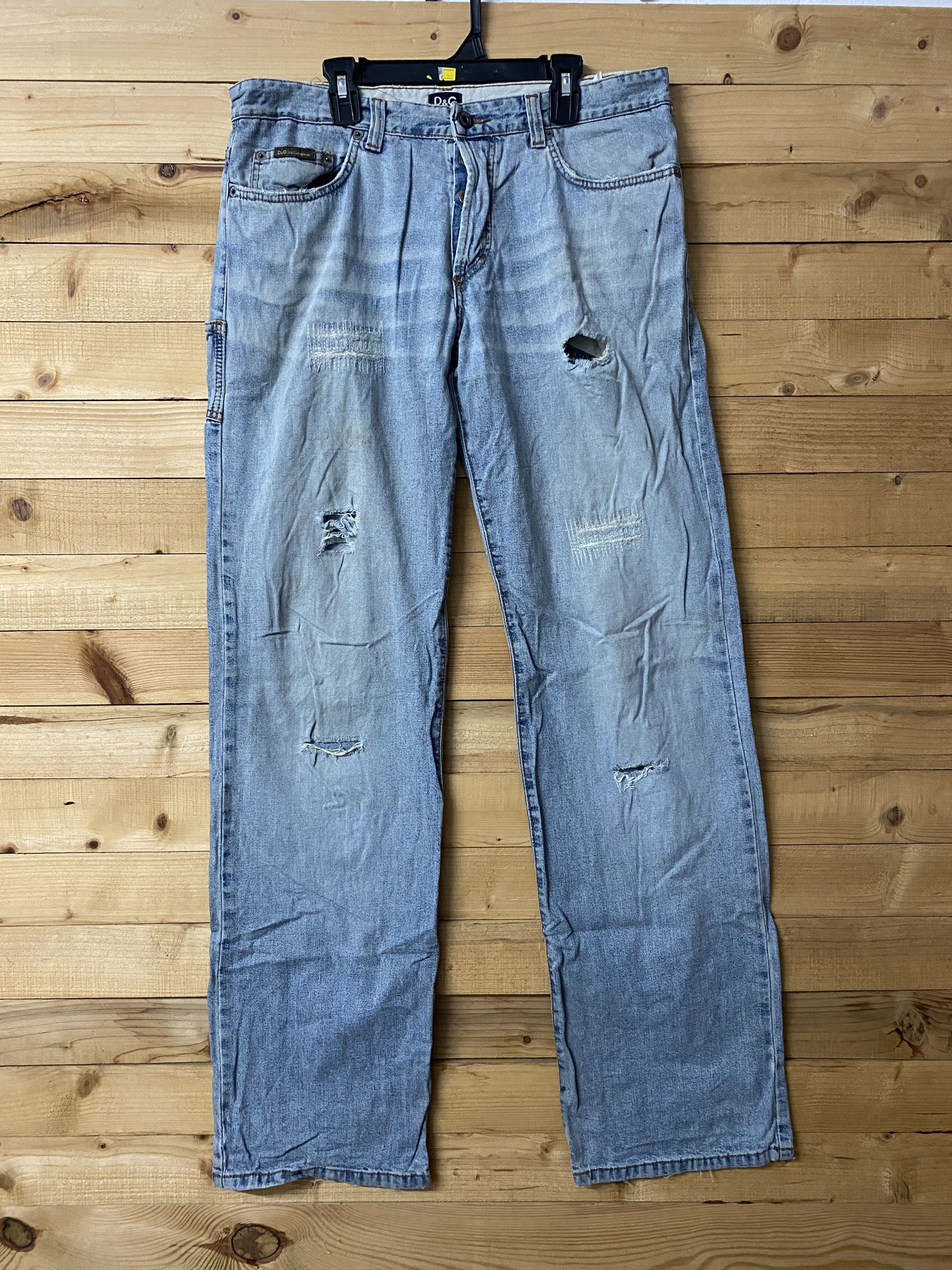Dolce & Gabbana Vintage DOLCE & GABBANA distressed denim Size US 34 / EU 50 - 1 Thumbnail