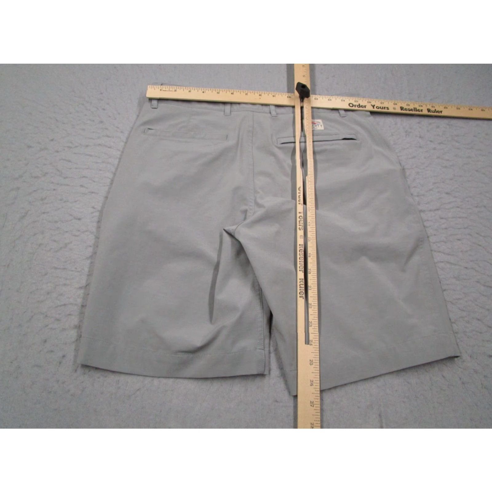 Faherty Faherty ALL DAY SHORTS Mens 30 Gray 9" Casual Hybrid Beach Travel Walk Golf Premium Chino Style Size US 30 / EU 46 - 5 Thumbnail
