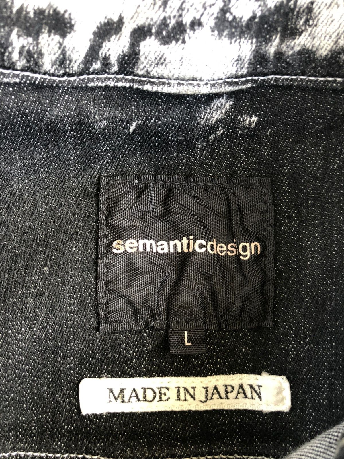 semanticdesign Semantic Design Denim Jacket Distressed Denim Size US M / EU 48-50 / 2 - 20 Thumbnail