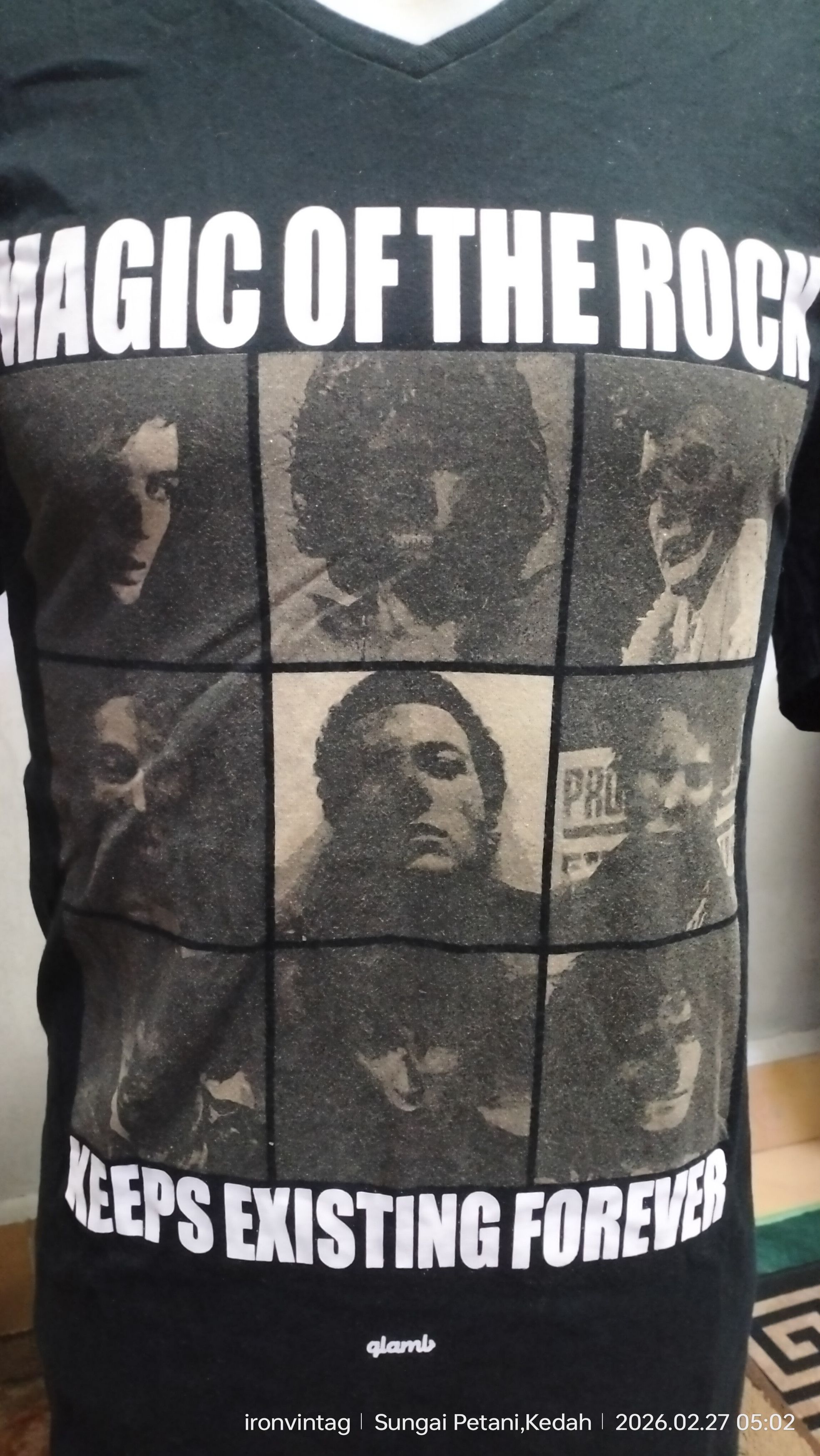 Band Tees Vintage Magic of The Rock Size US L / EU 52-54 / 3 - 3 Thumbnail