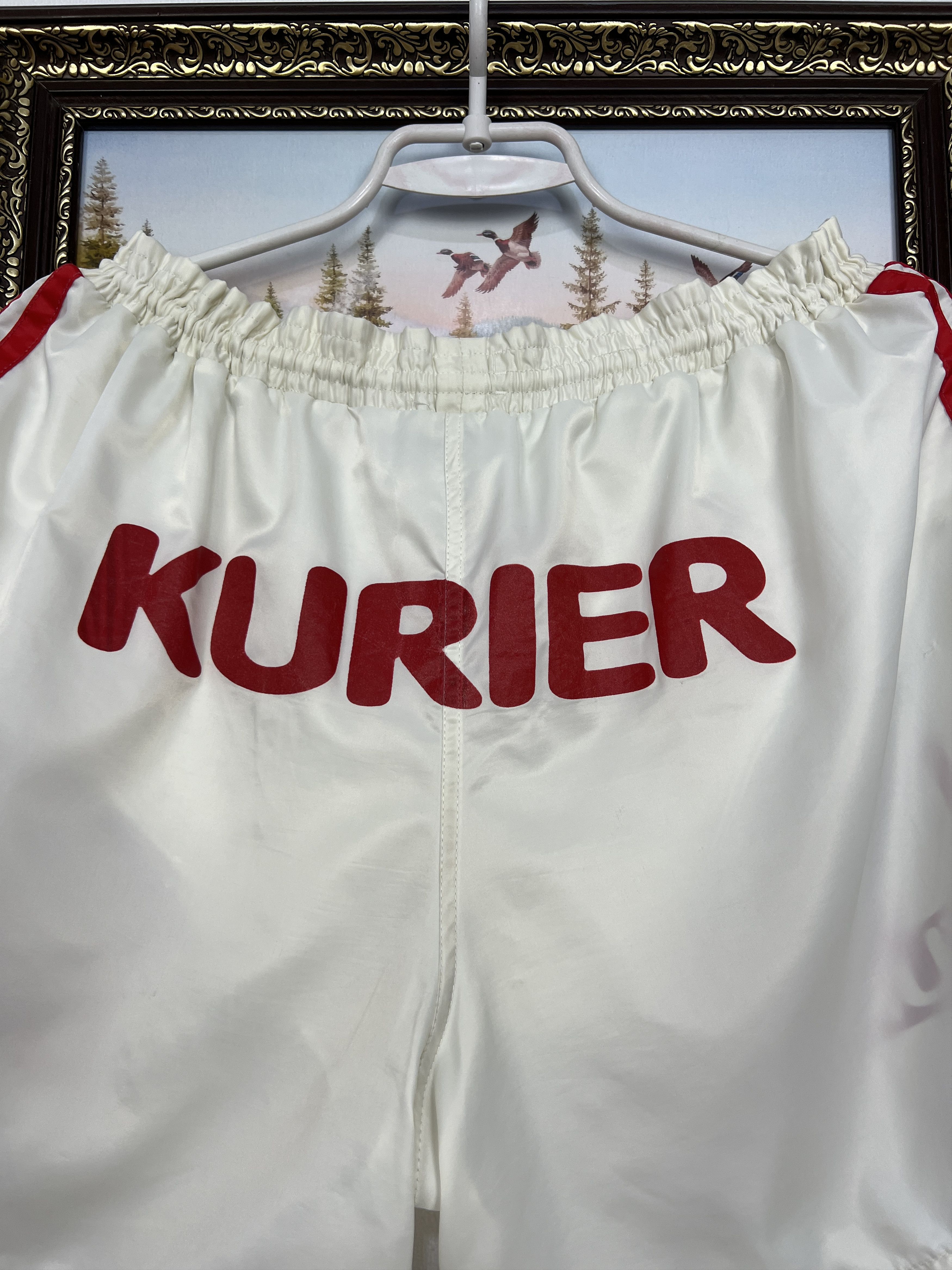 Adidas Vintage 90's Adidas White Nylon Shorts Run Athletic Rare XL Size US 36 / EU 52 - 14 Thumbnail