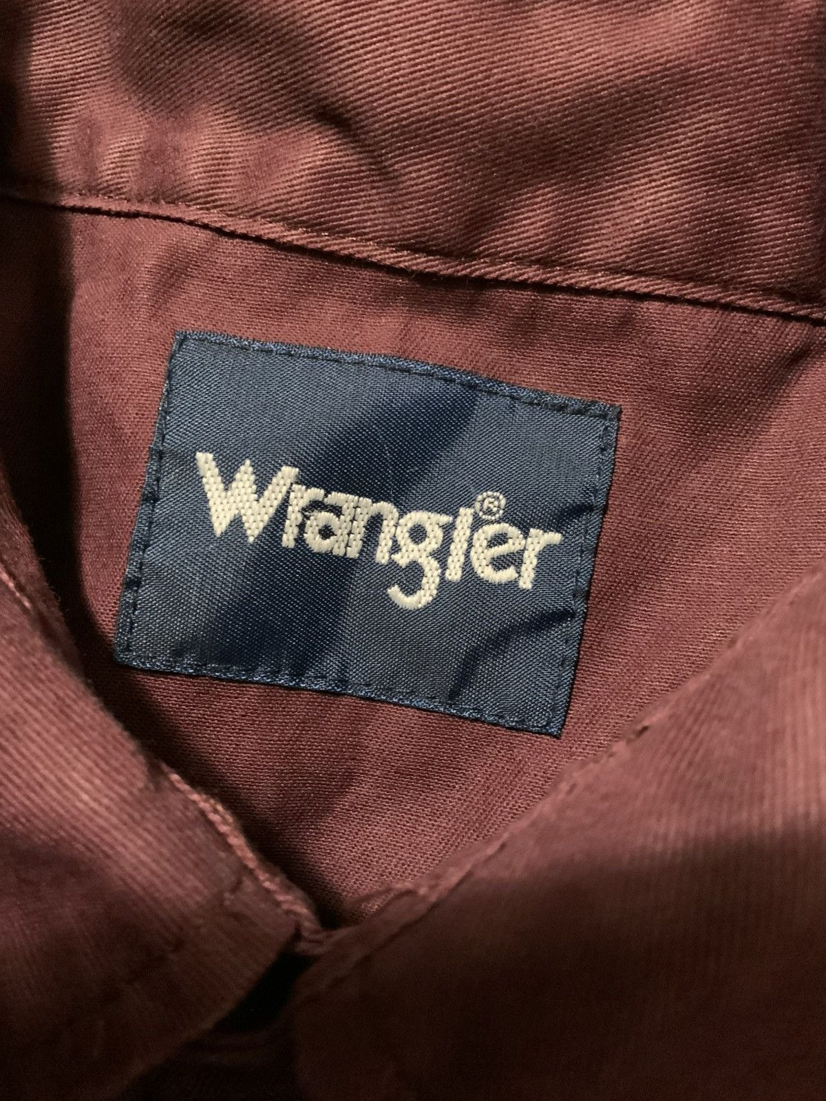 Wrangler Vintage Wrangler Brushpopper Pearl Snap Western Button Shirt Size US L / EU 52-54 / 3 - 6 Thumbnail