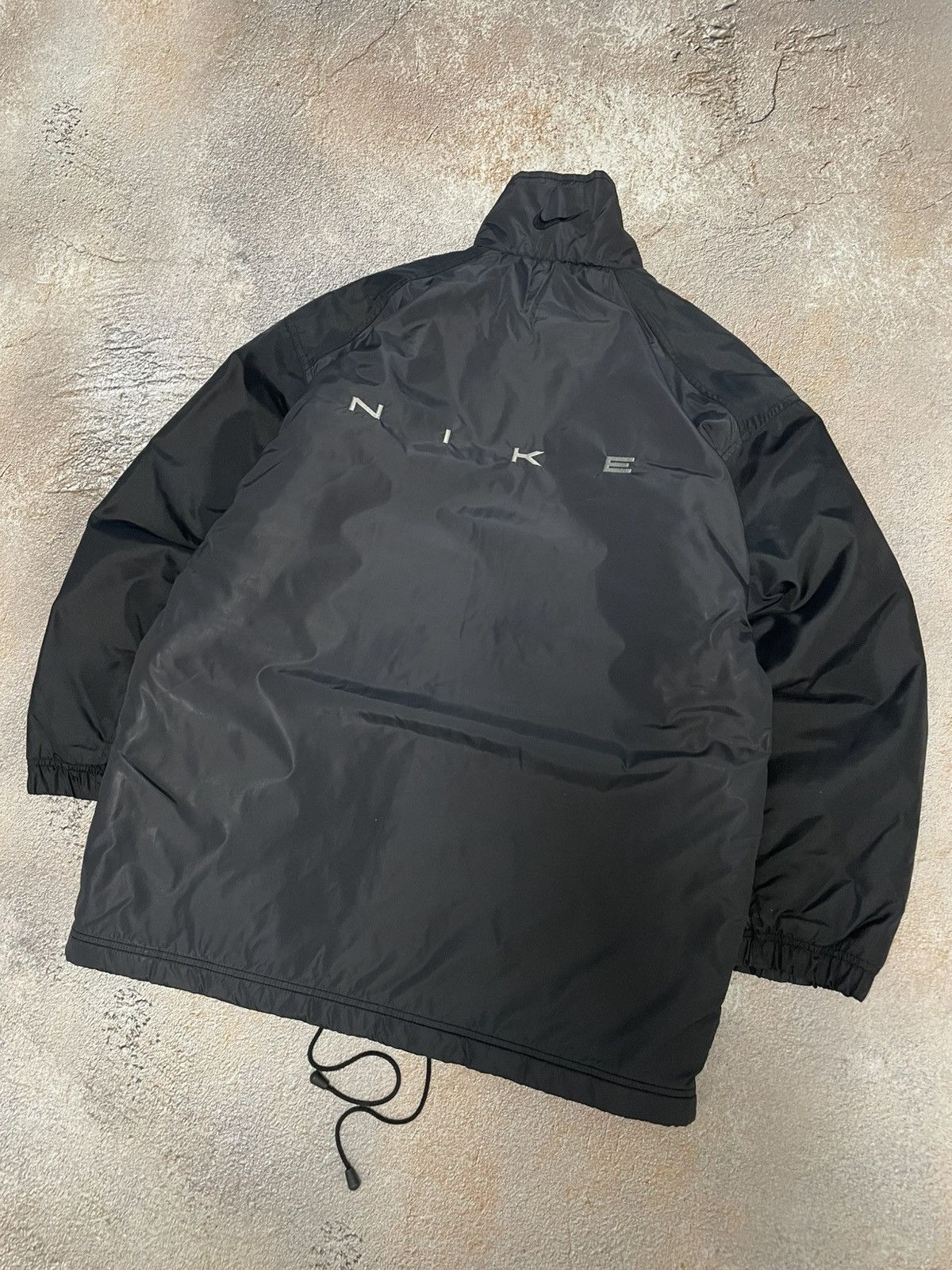 Nike Vintage Nike Nylon Drill Jacket Big Logo Size US M / EU 48-50 / 2 - 2 Thumbnail
