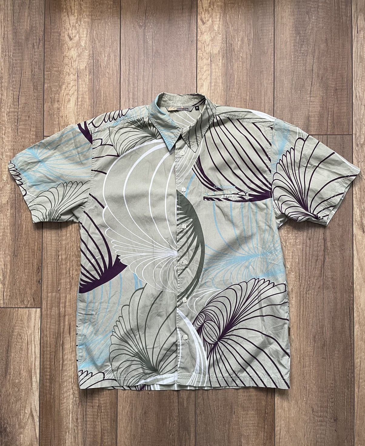 Quiksilver × Vintage Quiksilver Shirts (Button Ups) Surf Style Size US M / EU 48-50 / 2 - 1 Thumbnail