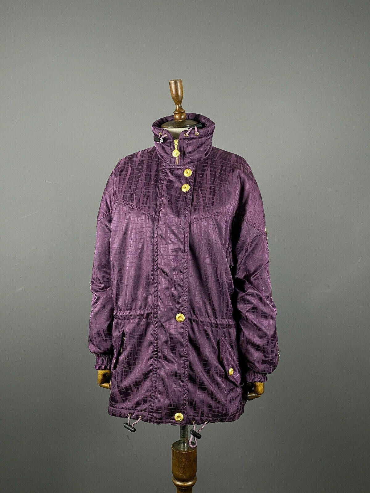 Descente Ladies Descente Purple Vintage Ski Jacket Size F38 USA8 Size M / US 6-8 / IT 42-44 - 1 Thumbnail