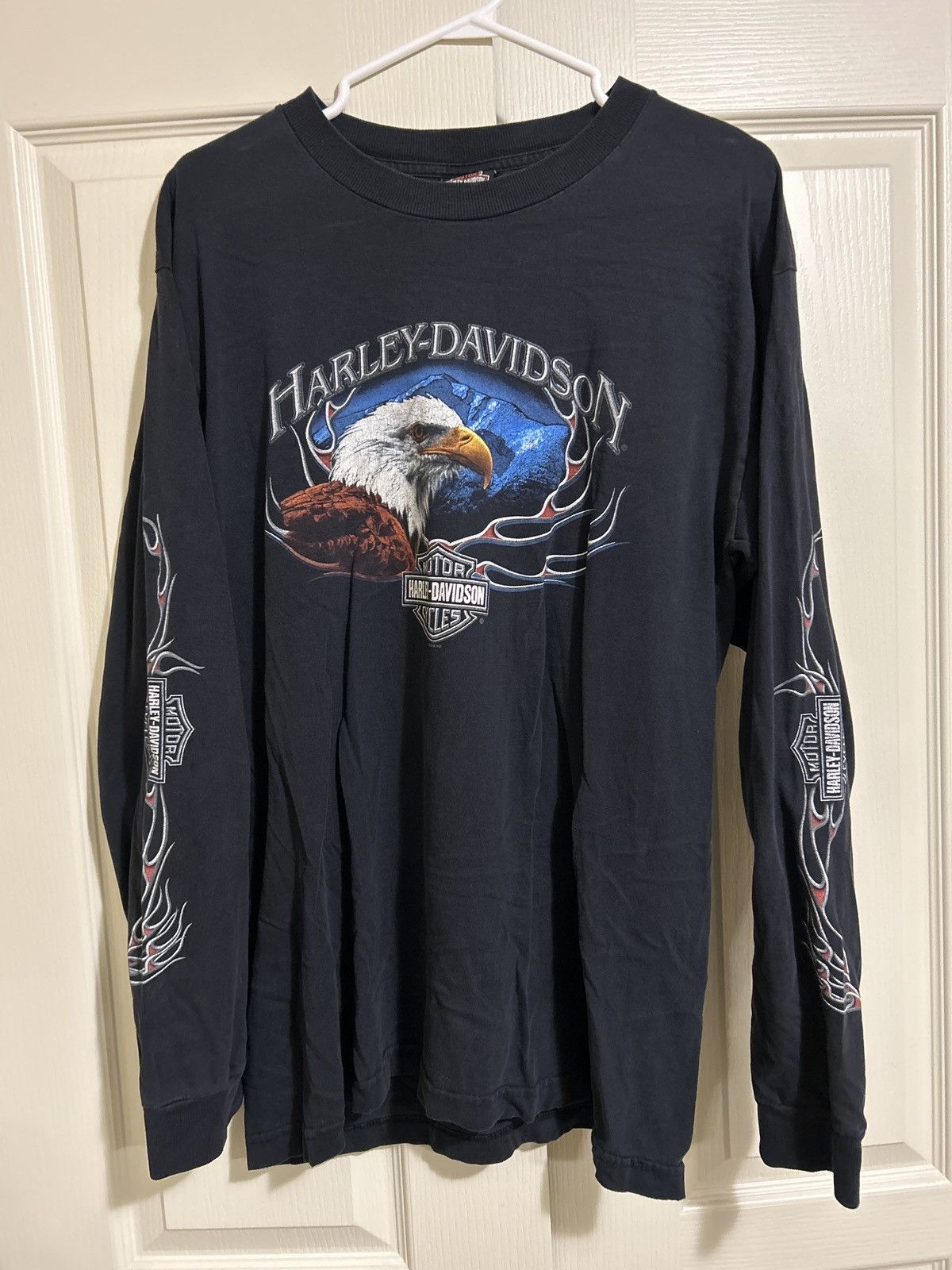 Harley Davidson Eagle print 2006 Harley Davidson long sleeve Size US XL / EU 56 / 4 - 1 Thumbnail