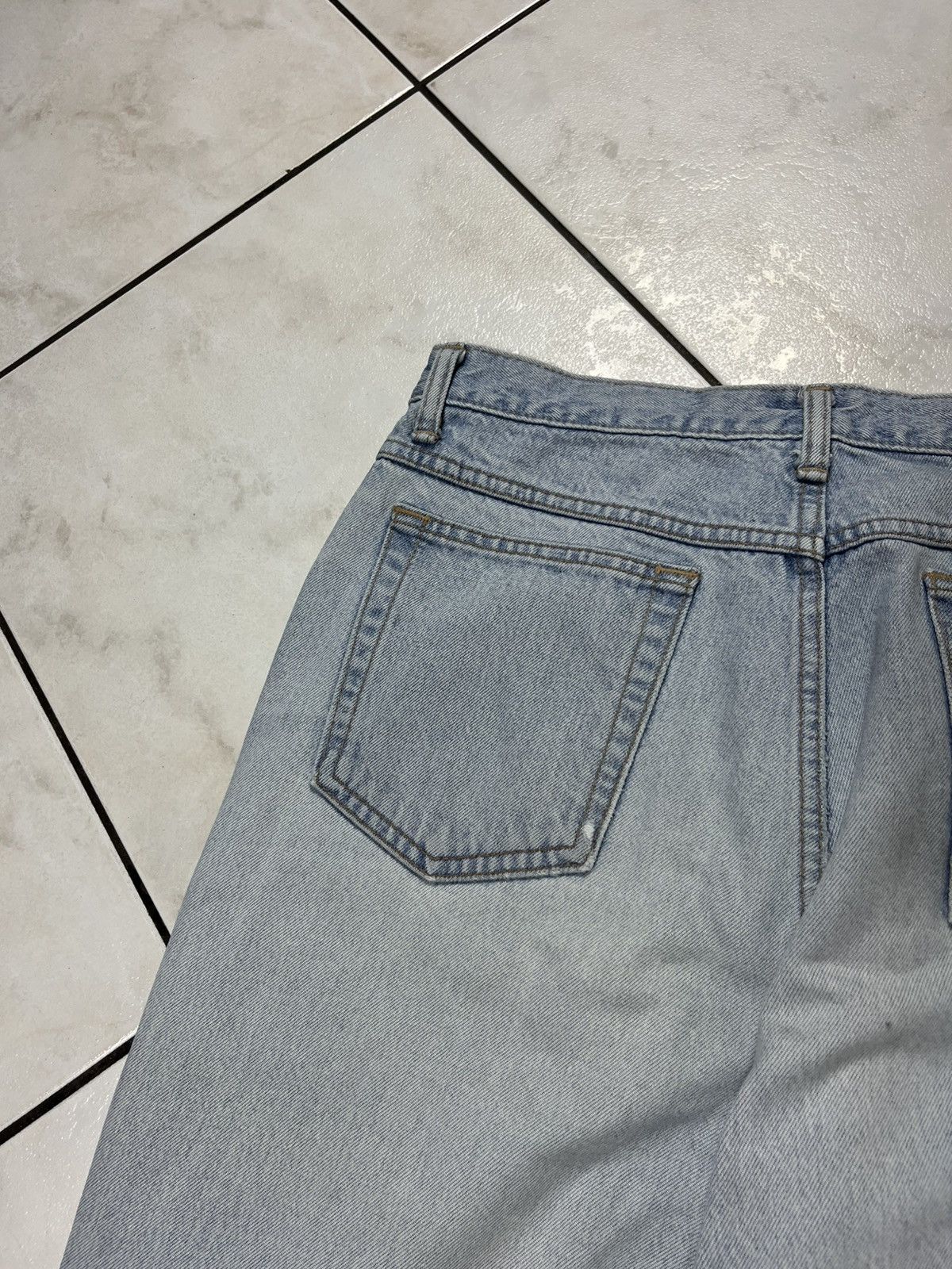 Edwin × Vintage Vintage Edwin newton slim baggy distressed denim pants jeans Size US 34 / EU 50 - 19 Thumbnail