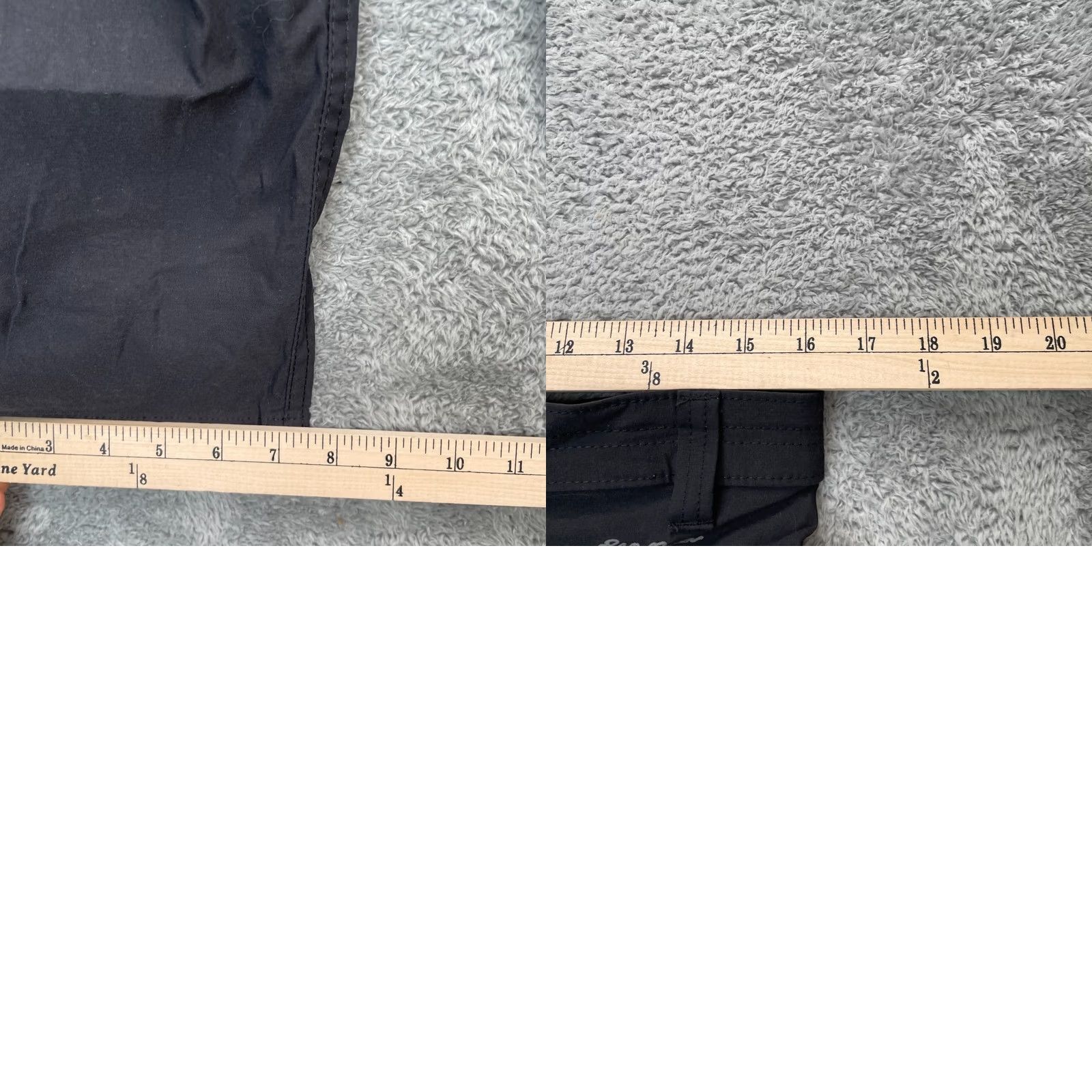 Eddie Bauer Eddie Bauer Womens 12 Black Capri Cargo Rainier Pants Water Resistant Ripstop Size 24" / US 00 / IT 34 - 8 Thumbnail