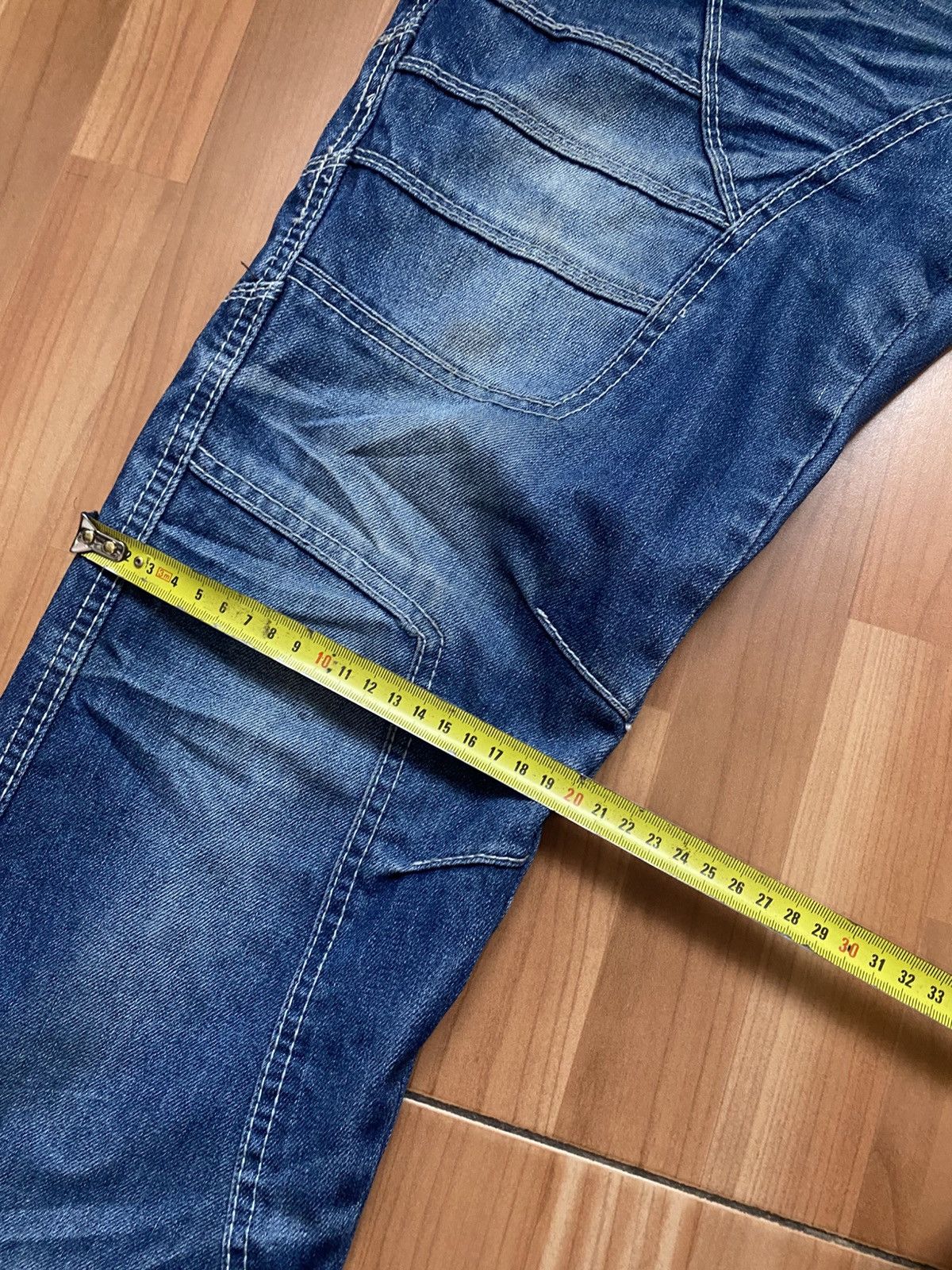 Japanese Brand JAPRAG JP1160 Japan Okishana Samoki Denim Blue Mens Jeans Size US 29 - 17 Thumbnail