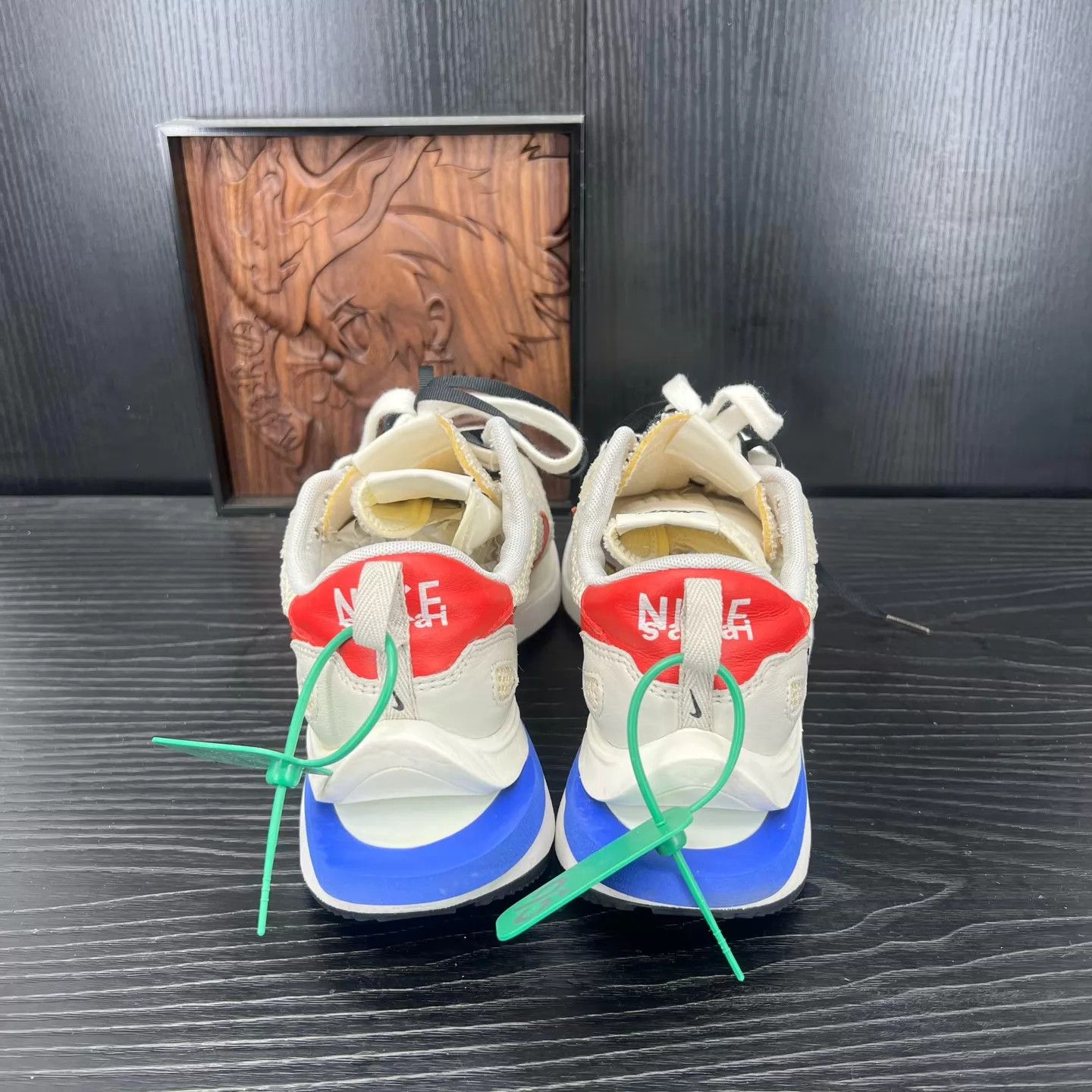 Nike sacai vaporwaffle gray/white 42.5 2x Worn With Box Size US 9 / EU 42 - 5 Thumbnail