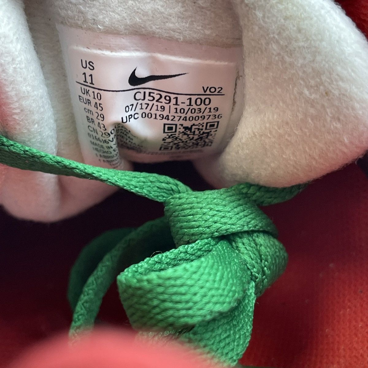 Nike Supreme x air cross trainer 3 low white university gold Size US 11 / EU 44 - 8 Thumbnail