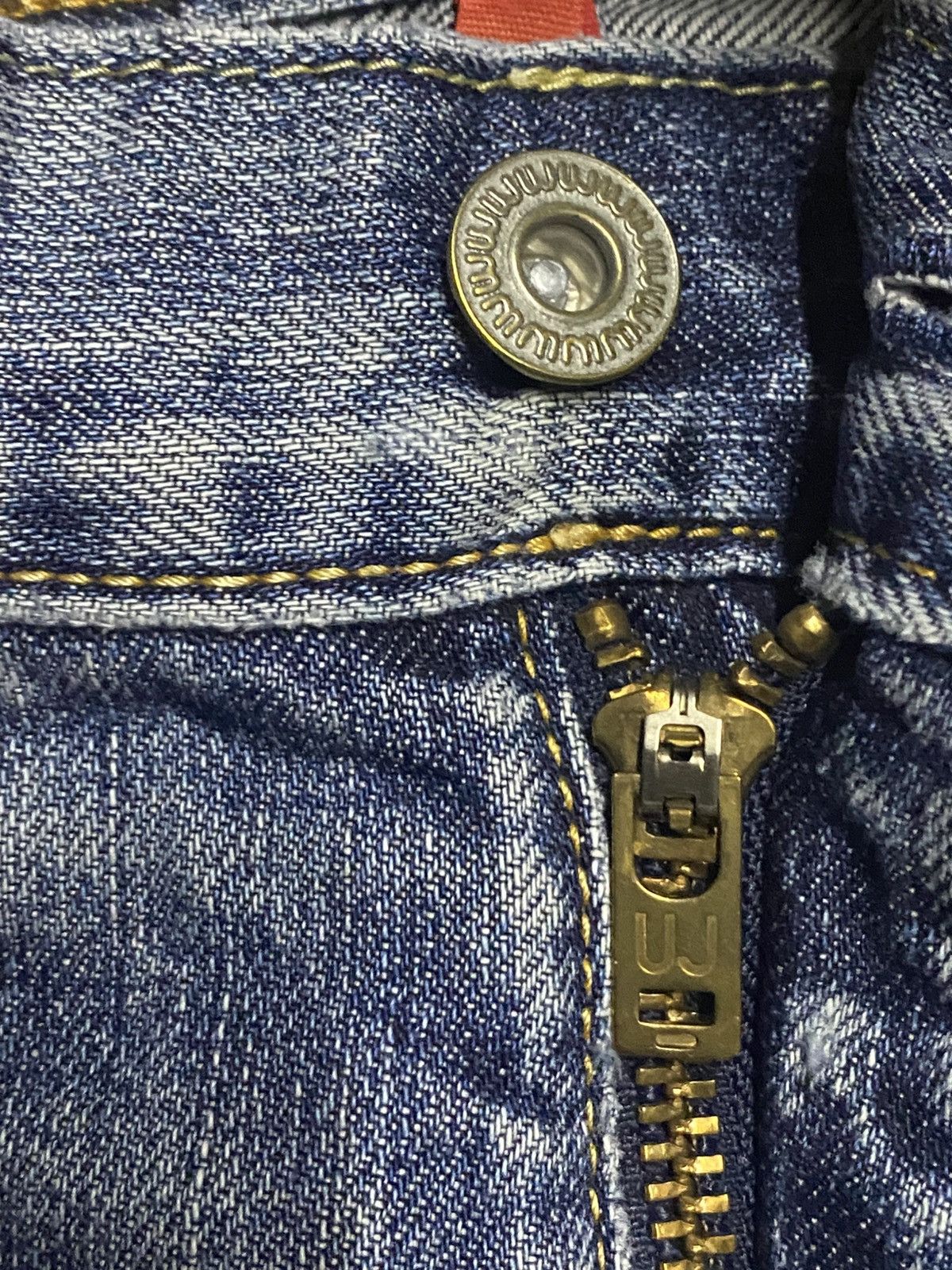 Japanese Brand Vintage Japanese Brand Uniqlo S-002 Blue Faded Wash Jeans Size US 28 / EU 44 - 8 Thumbnail